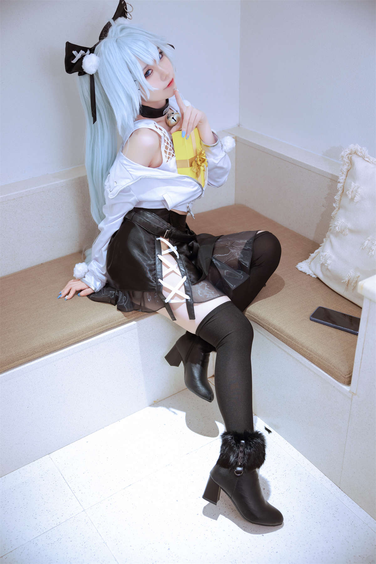 G44不会受伤 NO.96 芙洛伦 白情-日更街拍