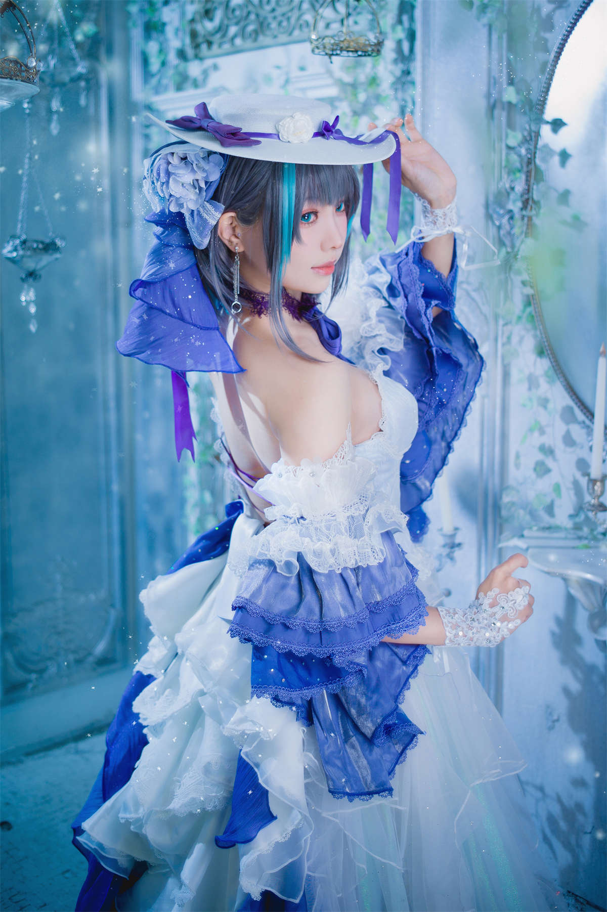 Ely_eee(ElyEE子) Cheshire Dress 柴郡禮服-日更街拍