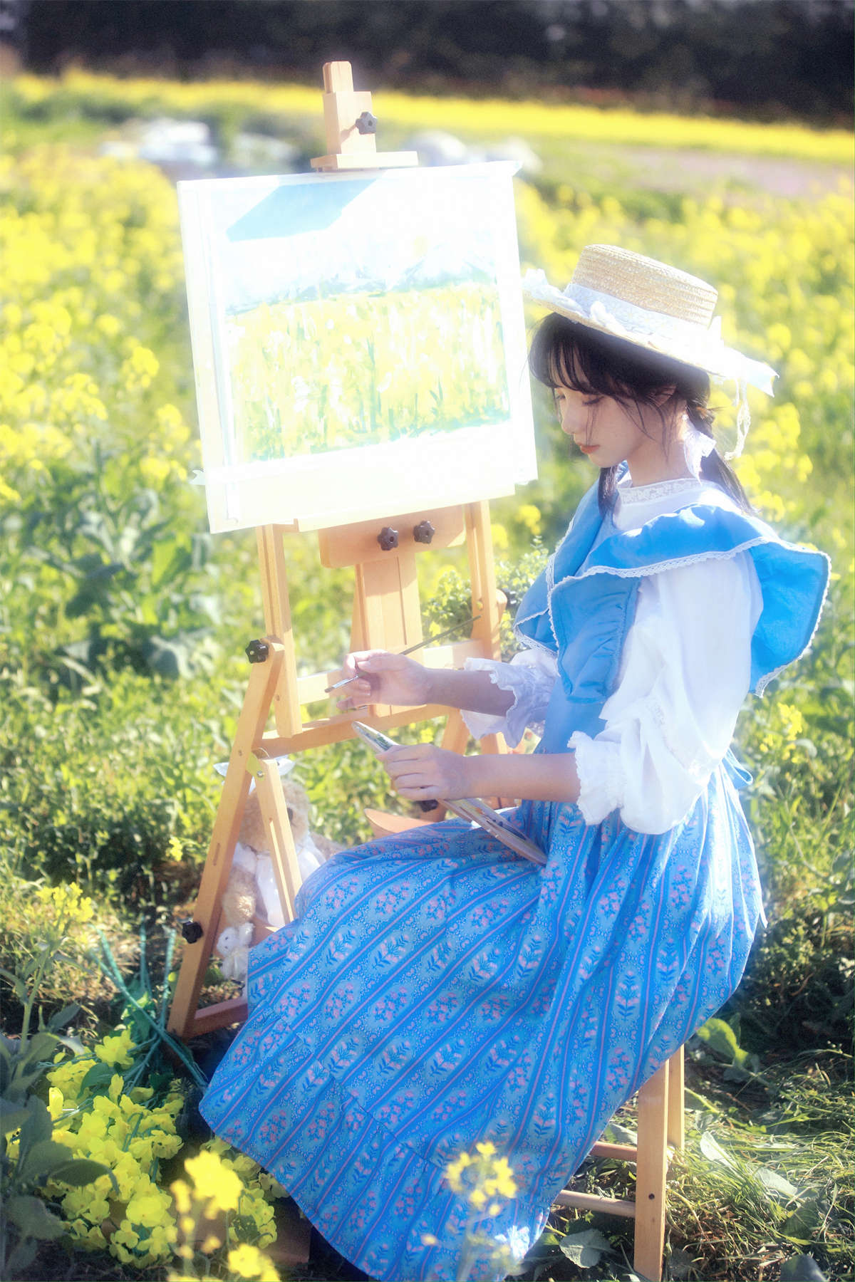 YITUYU艺图语 2025.02.12 油画少女 Rikarin_梨咔插图1