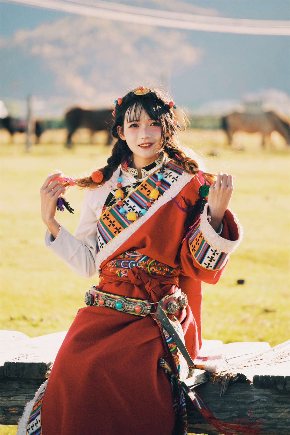 图片[2]-YITUYU艺图语 2022.04.27 草原小卓玛 兔子Zzz不吃胡萝卜-日更街拍