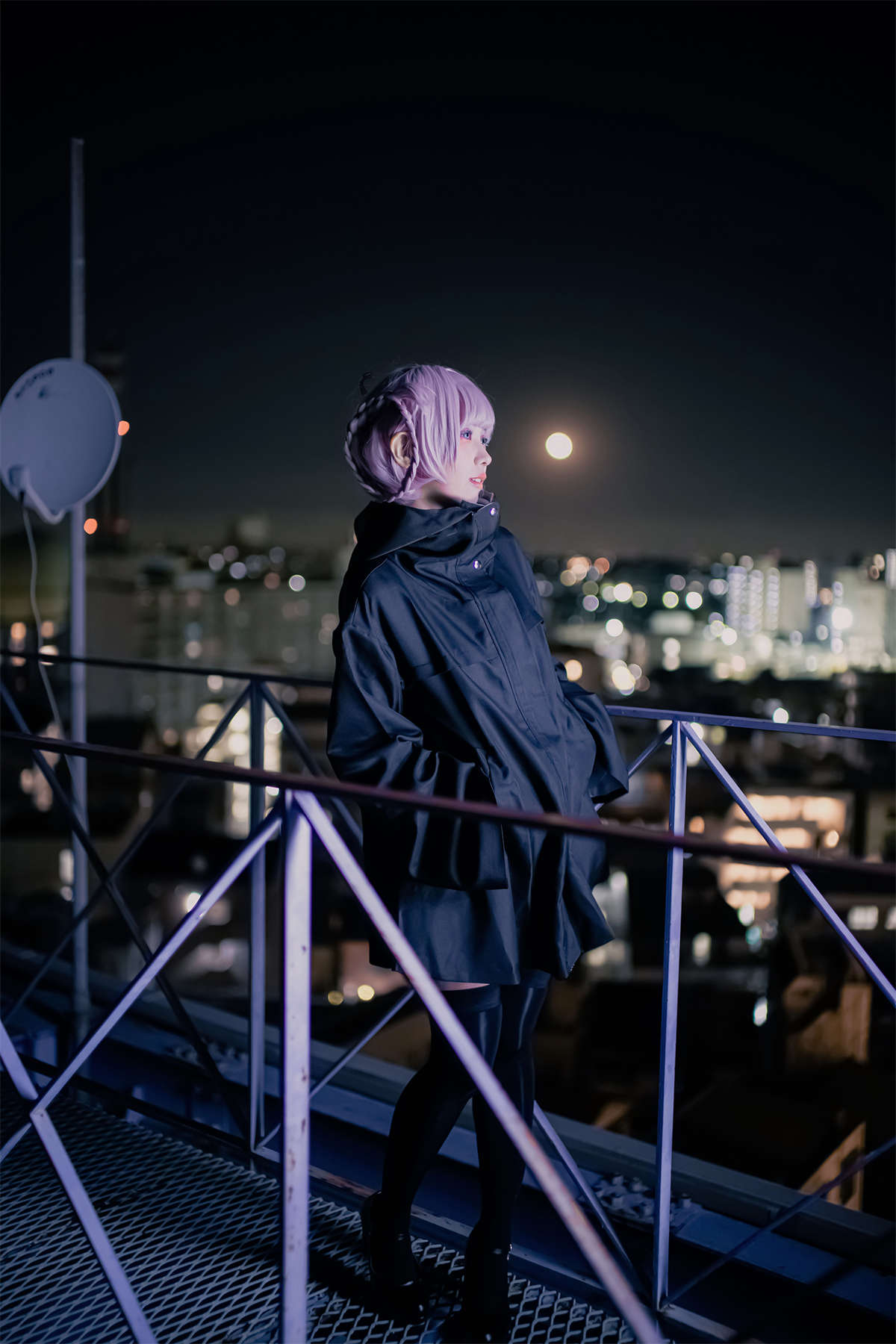 Ely_eee(ElyEE子) Nazuna (Bunny & Night)-日更街拍