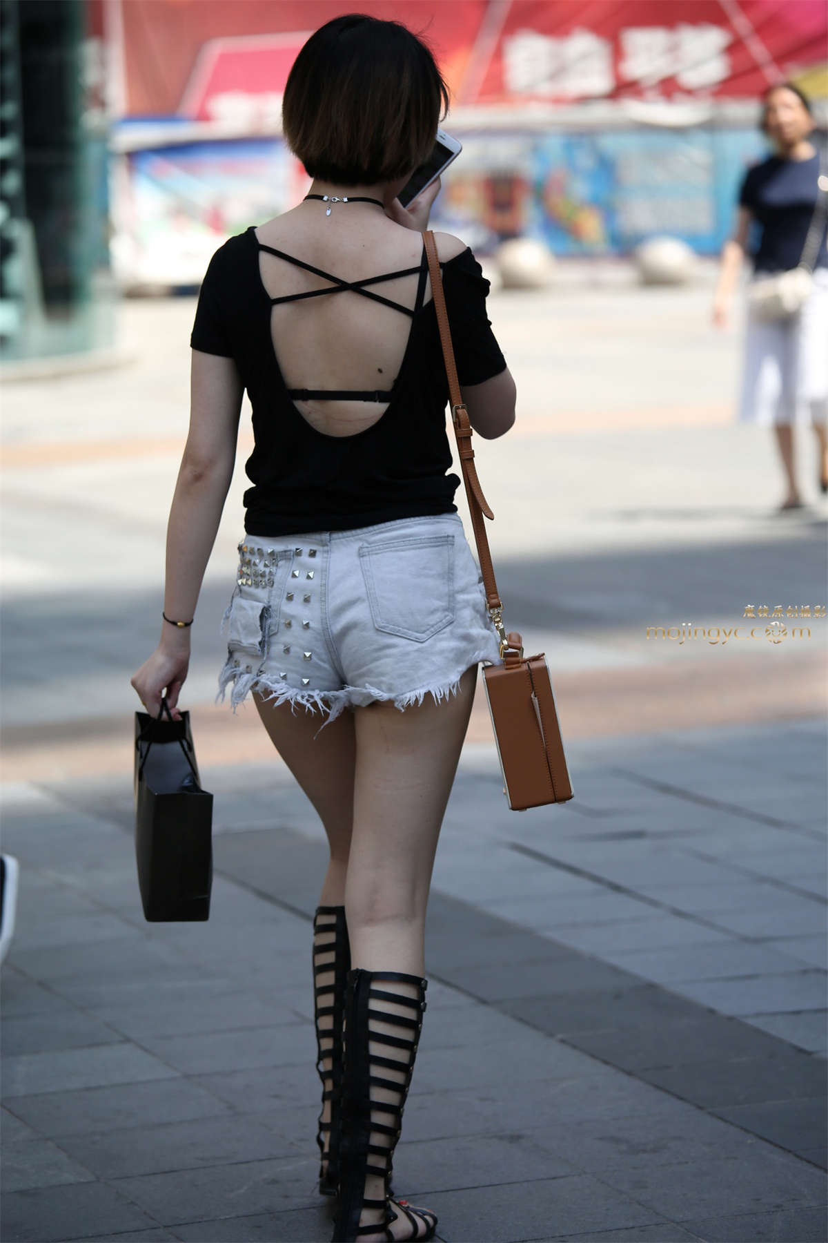 图片[2]-赛帖8 侧漏，背影杀-日更街拍