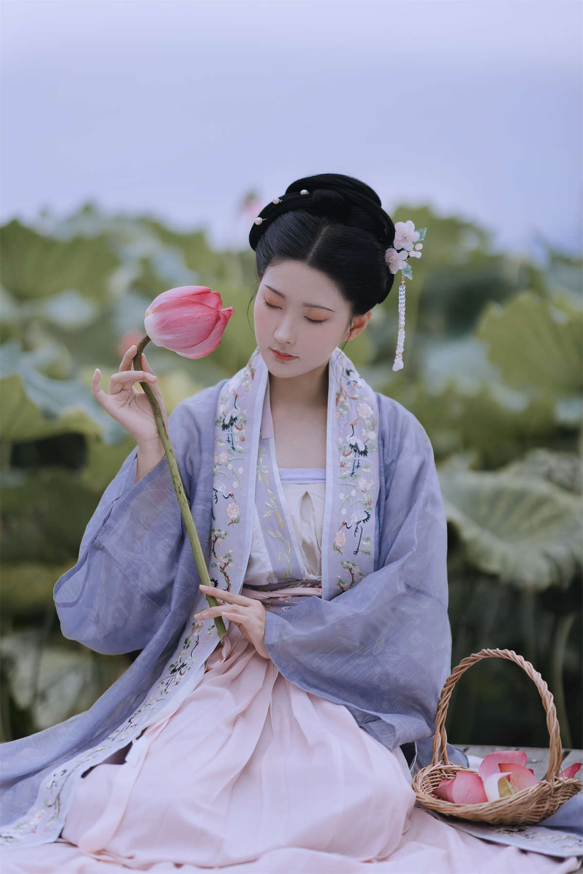 YITUYU艺图语 2022.01.19 采莲女 饼饼-日更街拍