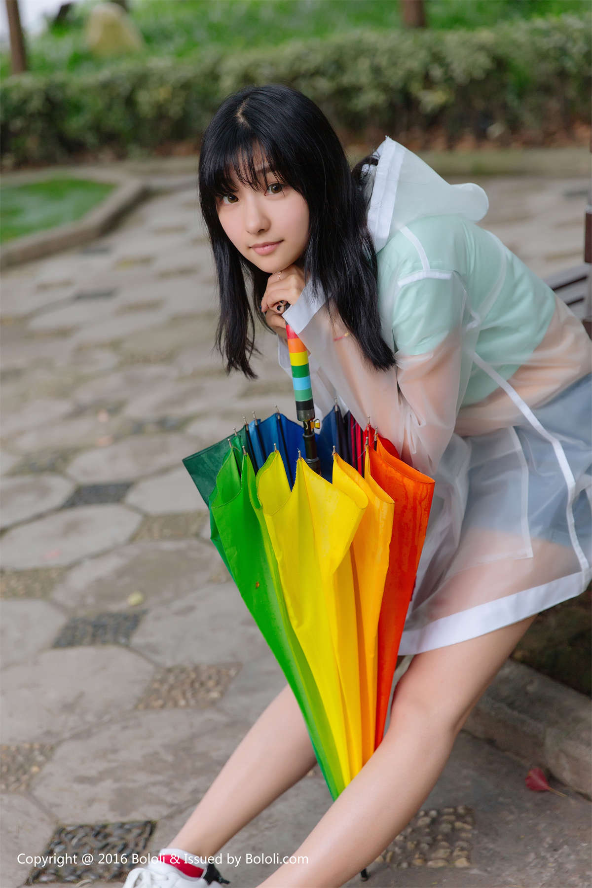 图片[2]-Kimoe激萌文化 KIM021 Kimoe-周闻 雨后漫步-日更街拍