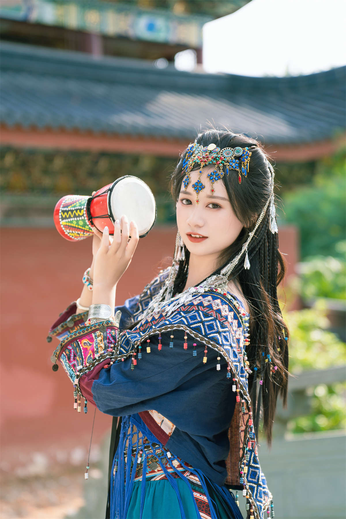 YITUYU艺图语 2024.09.18 永远热爱民族风 橙子舒-日更街拍