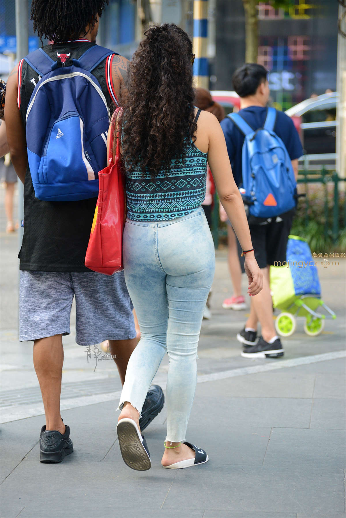 【静月街拍】丰臀-（6P）-日更街拍