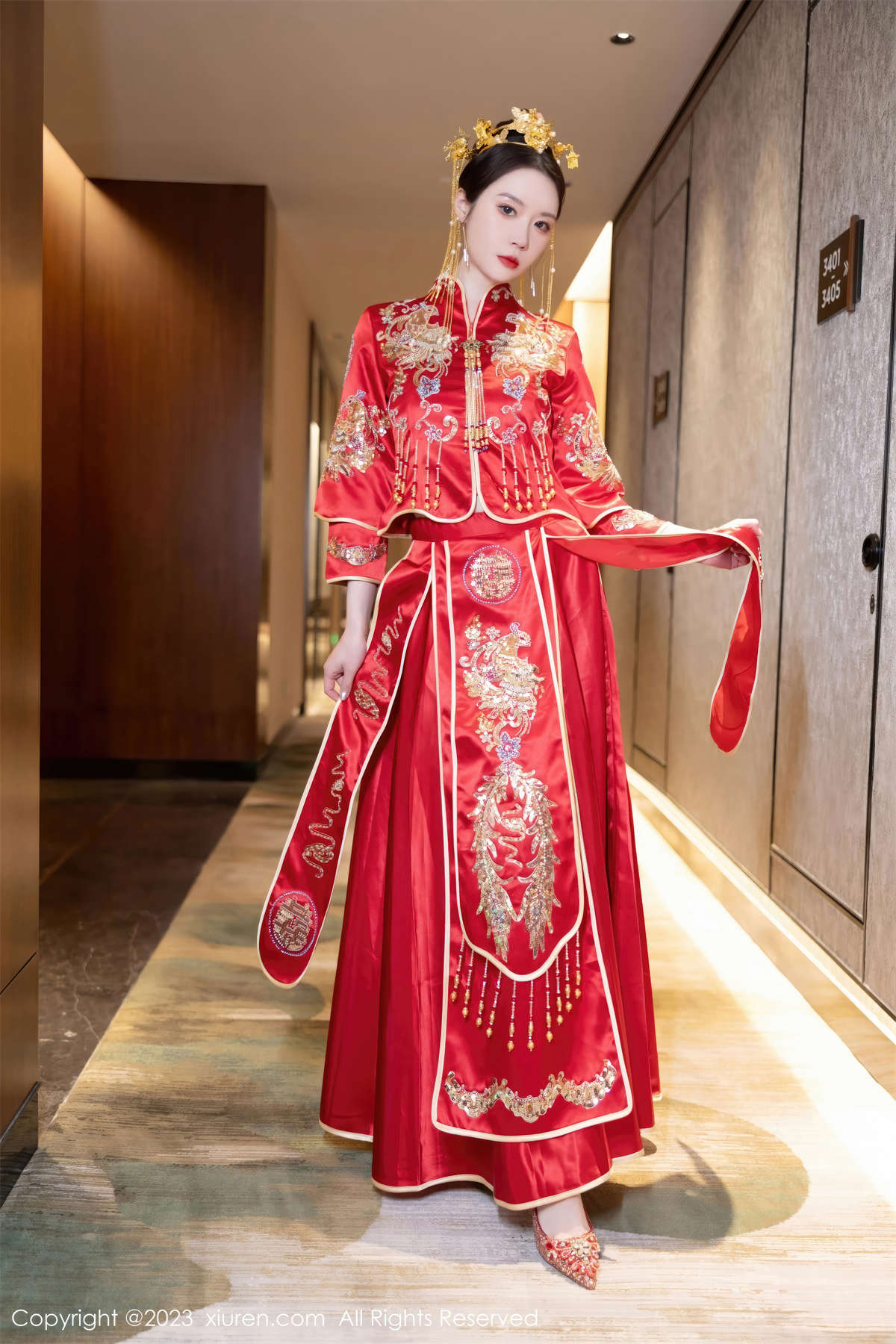 图片[2]-Xiuren秀人网 2023.12.05 No.7766 梦心玥-日更街拍