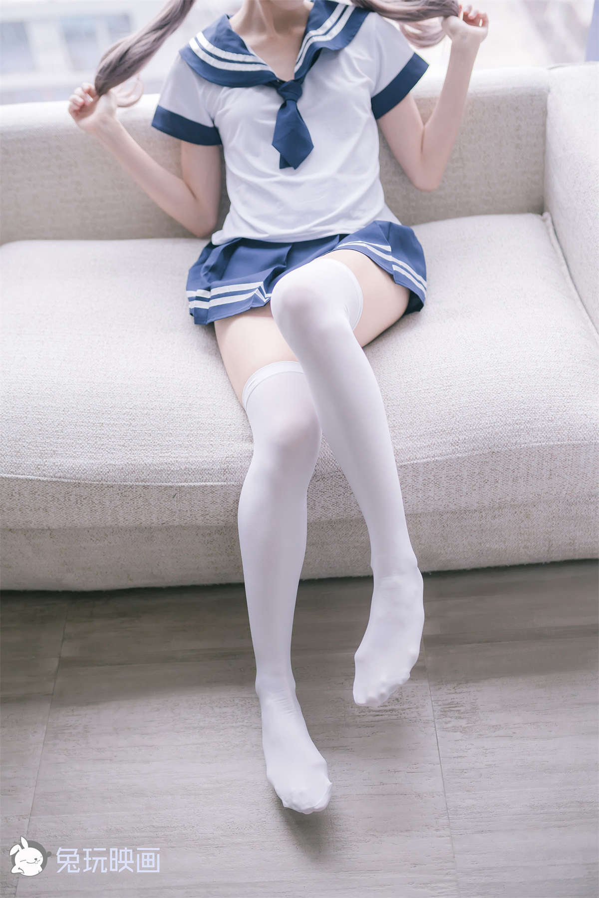 兔玩映画 B80.003 白丝jk插图1