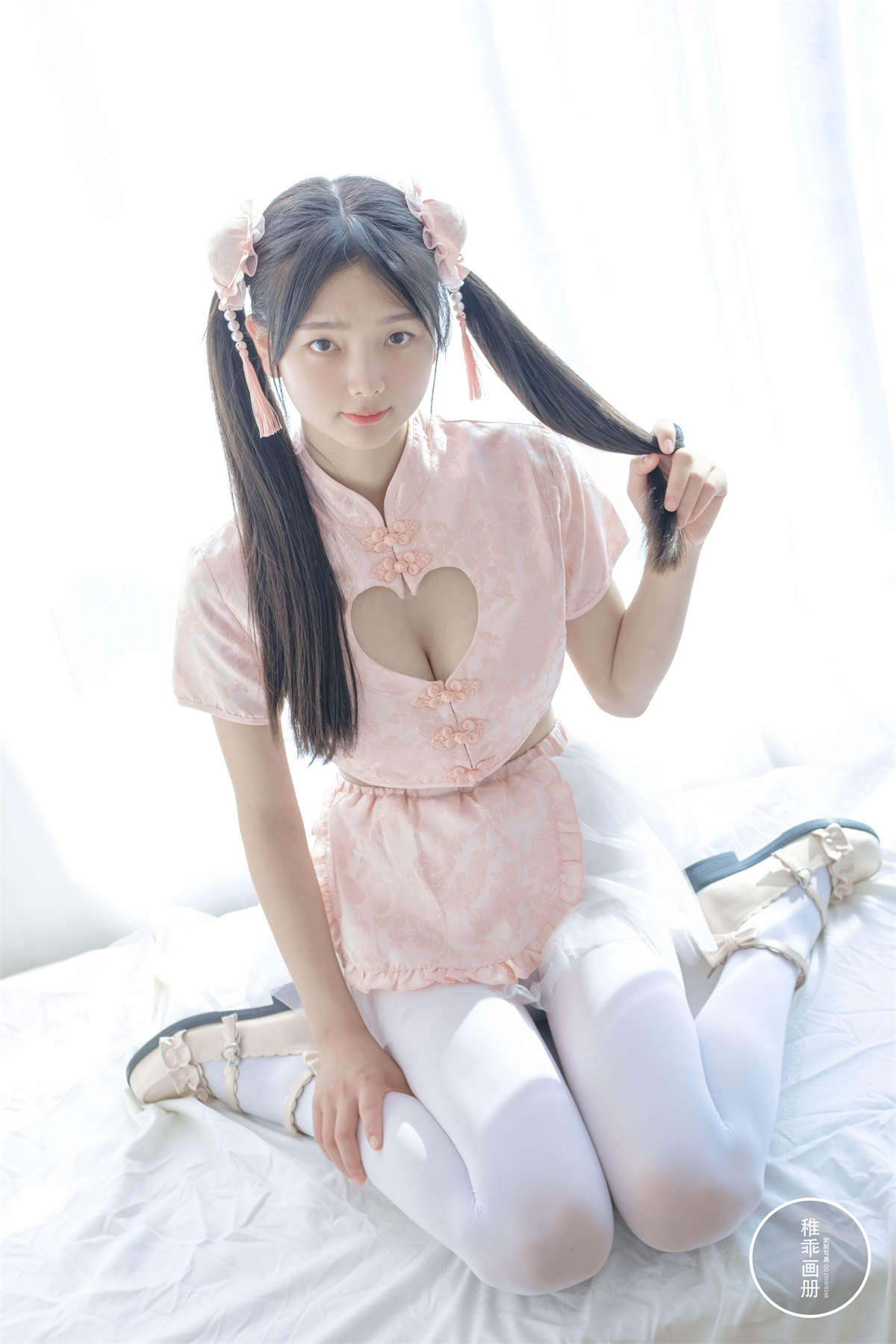 图片[2]-柴系小乖(稚乖画册) 晴空 赤西夜夜 白丝-日更街拍