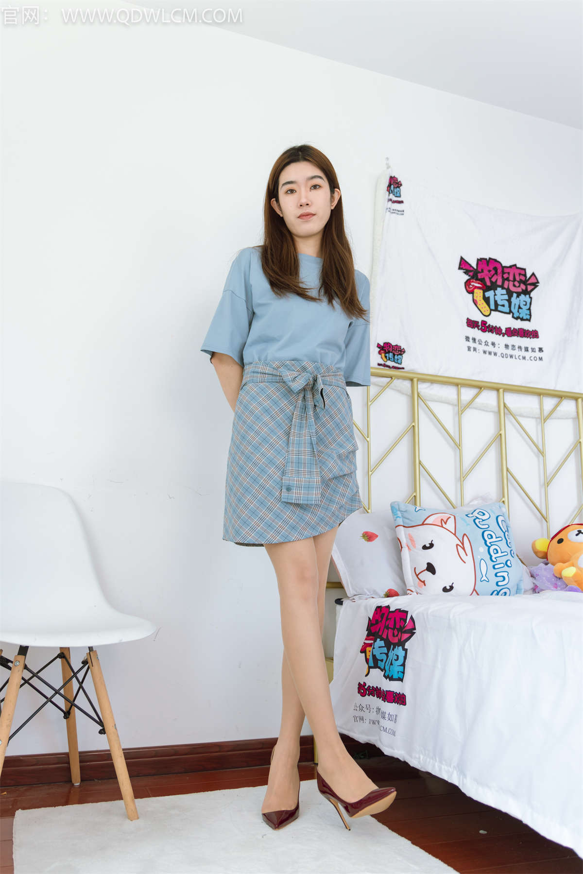 物恋传媒 NO.1226 清清-幽蓝梦境-日更街拍