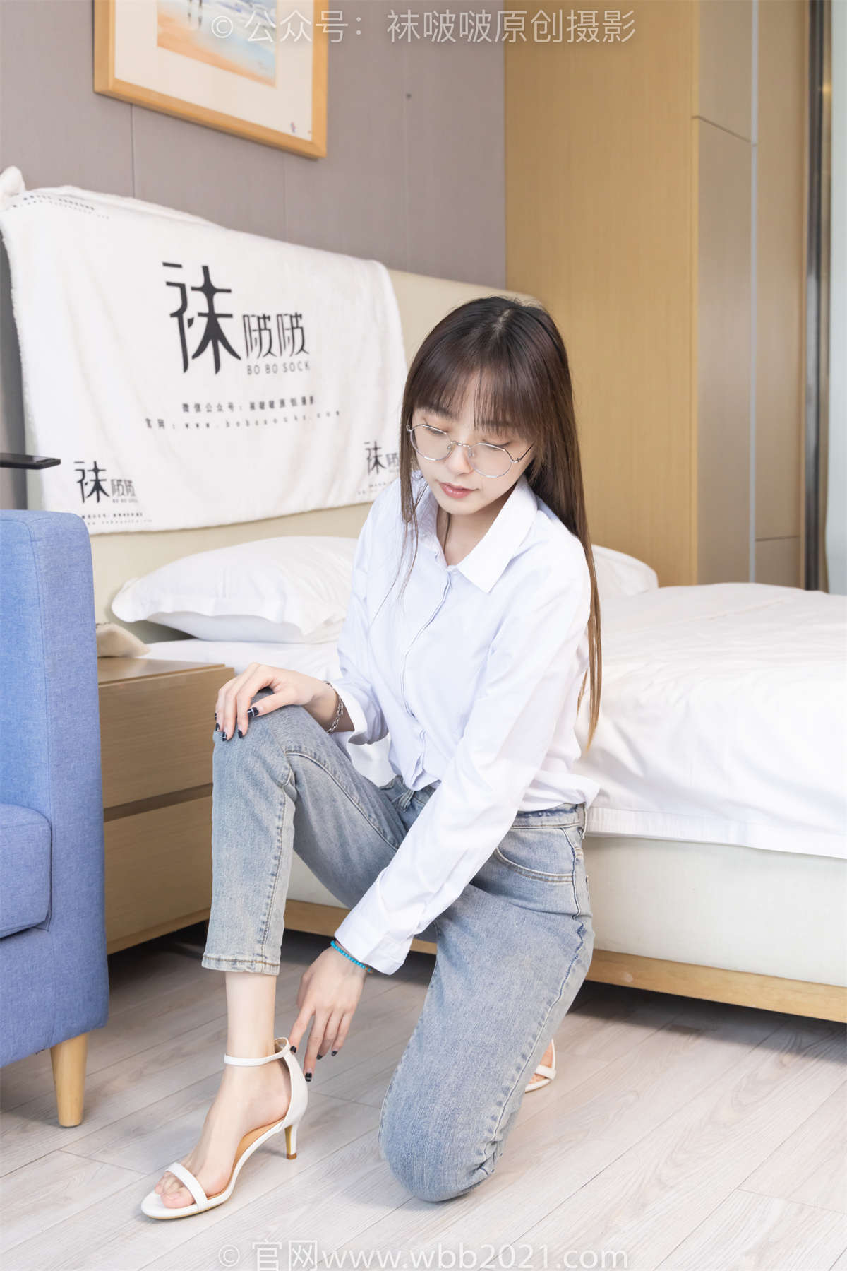 袜啵啵 No.337 稚予-高跟鞋、高跟凉鞋、黑丝（脚尖加固款）、裤里丝、裸足（数量多）超长花絮版-日更街拍