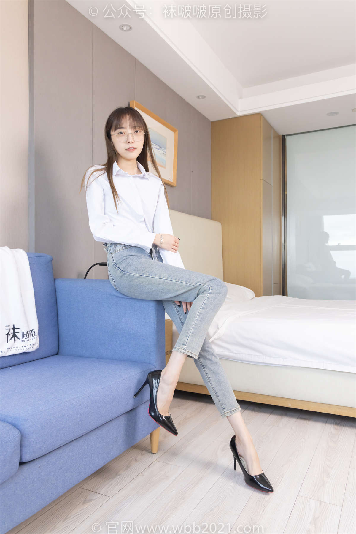 图片[2]-袜啵啵 No.337 稚予-高跟鞋、高跟凉鞋、黑丝（脚尖加固款）、裤里丝、裸足（数量多）超长花絮版-日更街拍