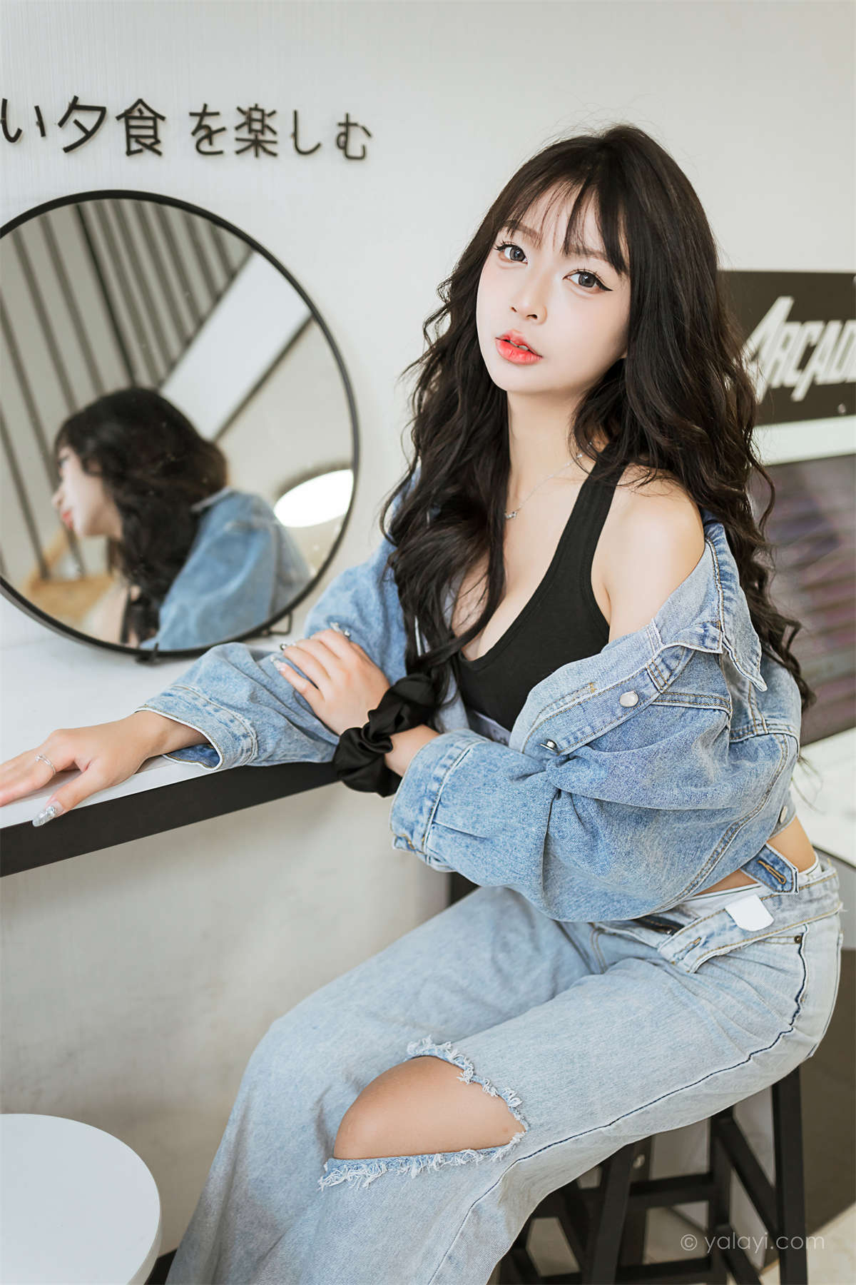 图片[2]-YALAYI雅拉伊2023.07.10 NO.1048 独特的你 阿禾-日更街拍