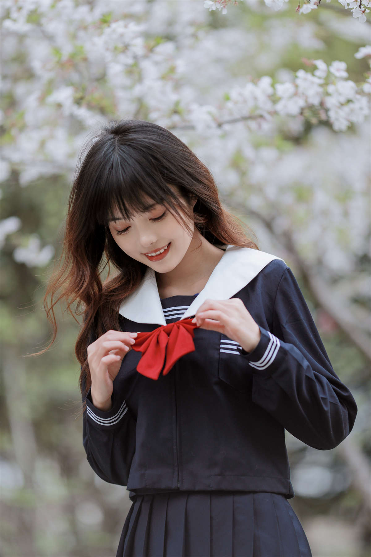 YITUYU艺图语 2024.02.23 樱花树下 小薇人儿-日更街拍