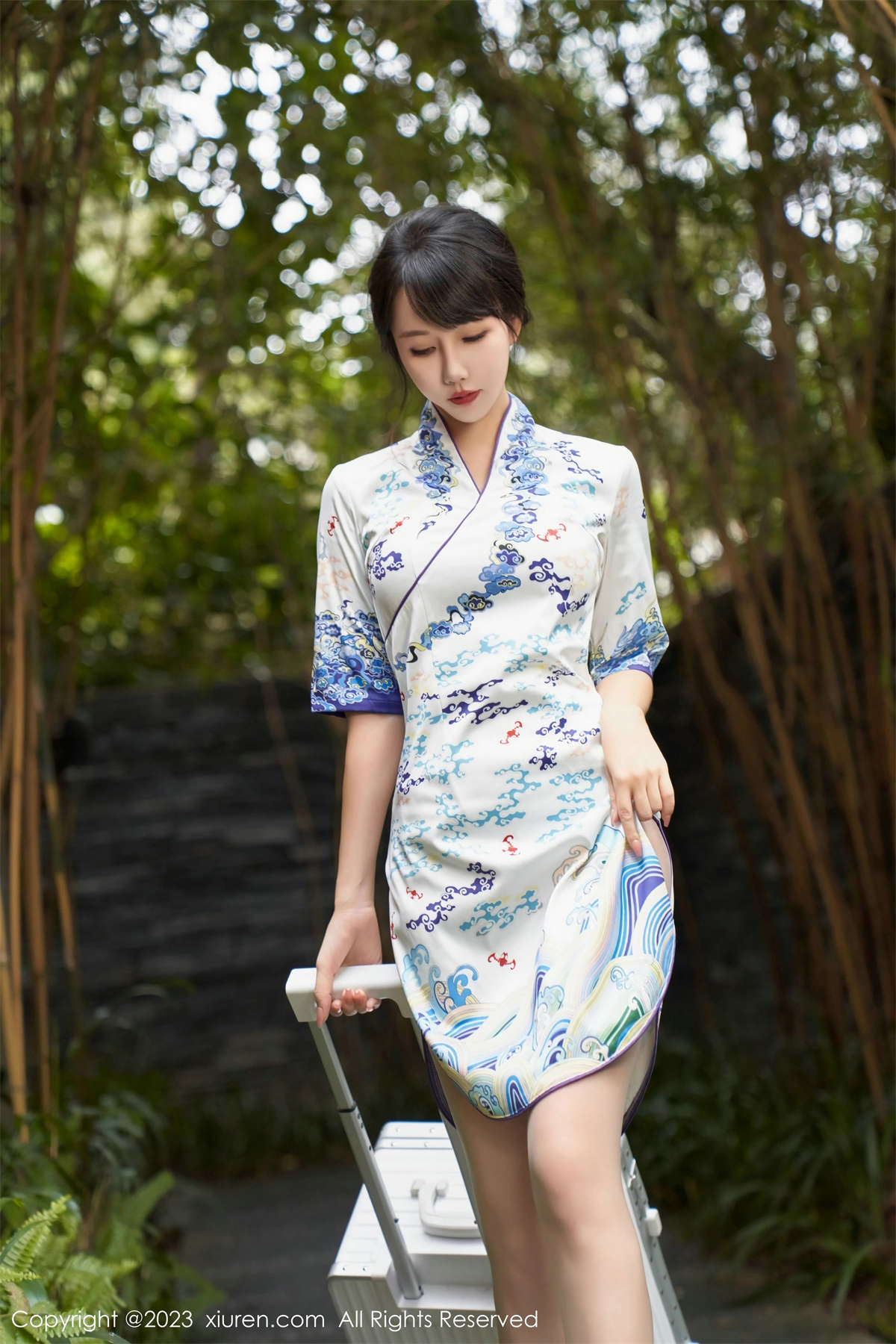 图片[2]-Xiuren秀人网 2023.12.13 No.7804 波巧酱-日更街拍