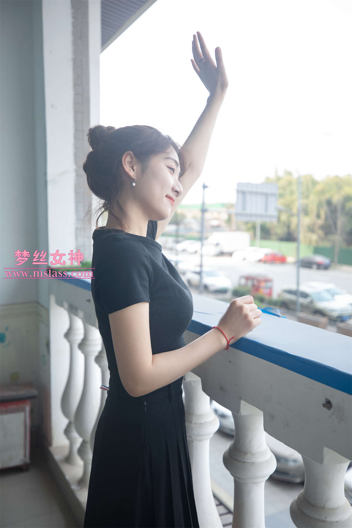 图片[2]-MSLASS梦丝女神 2022.03.24 靴下女神 诗敏-日更街拍