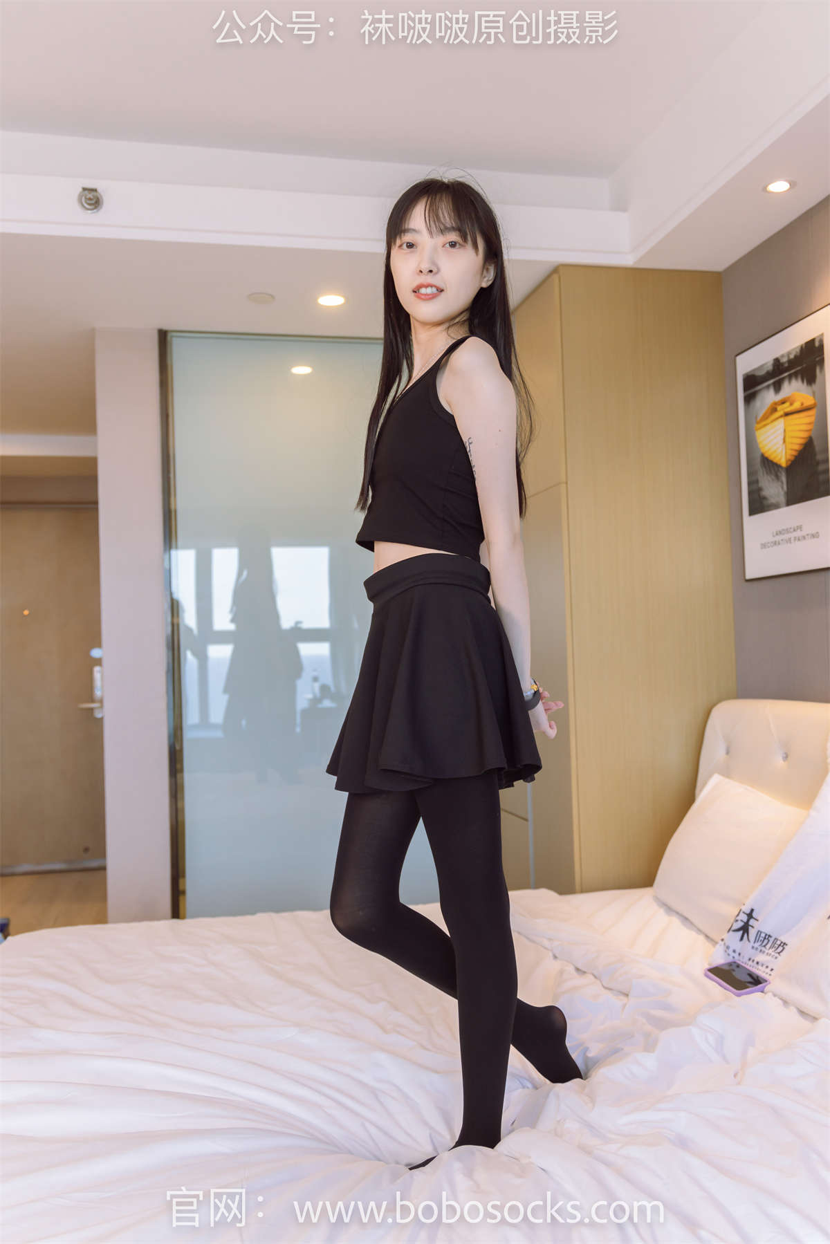 袜啵啵 No.130 稚予-两双穿脏篮球鞋（AJ4、AJ11）、厚黑丝 花…插图1