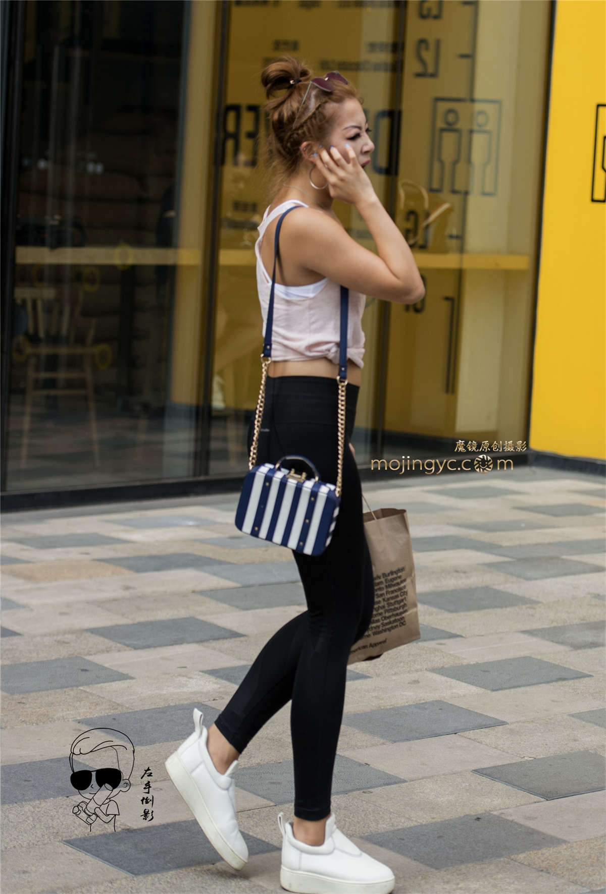 图片[2]-吊带短衫的美女（2016年12月7日11P）左手倒影-日更街拍