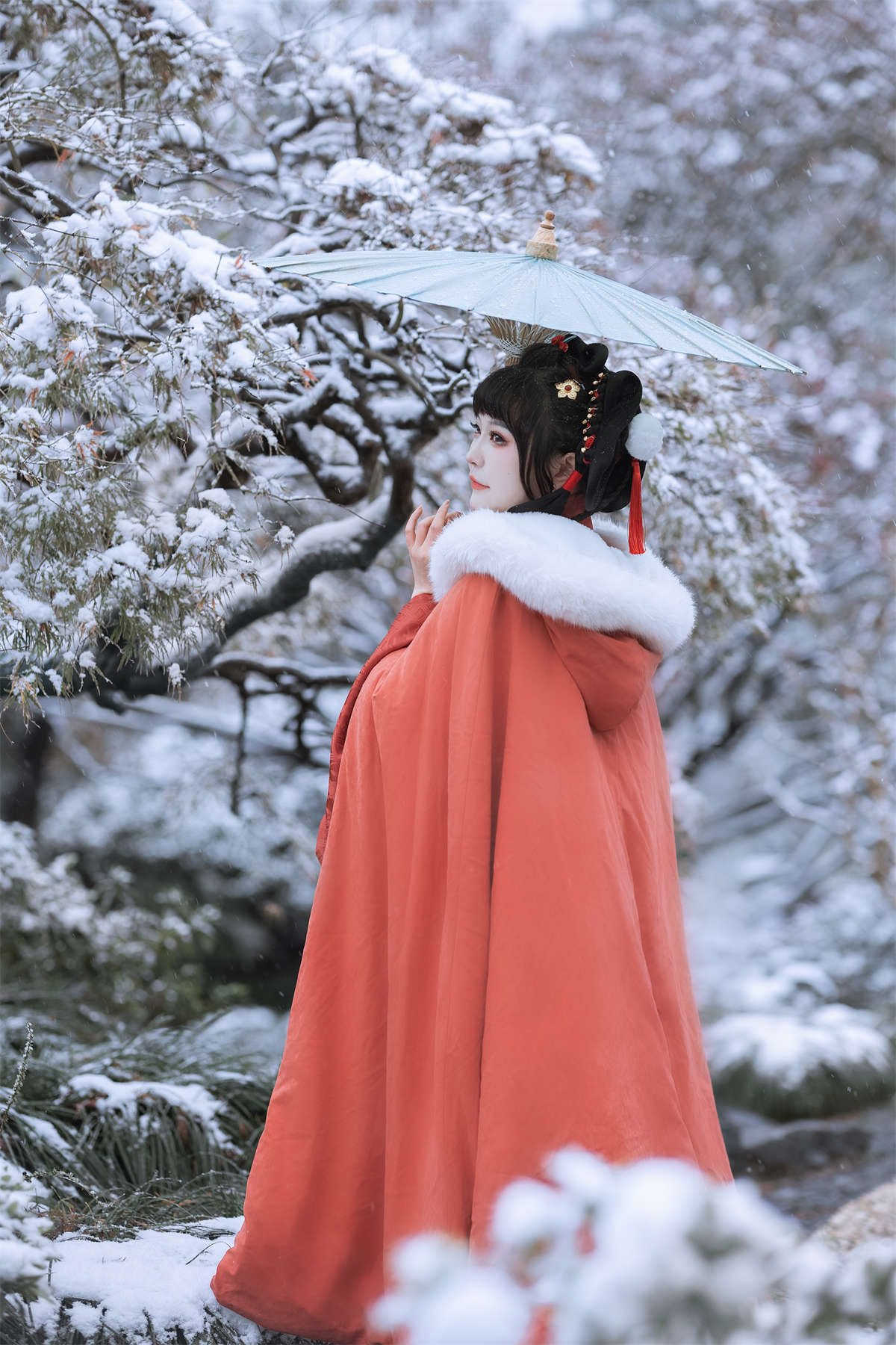 YITUYU艺图语 2023.01.31 临安初雪 璐璐haley-日更街拍