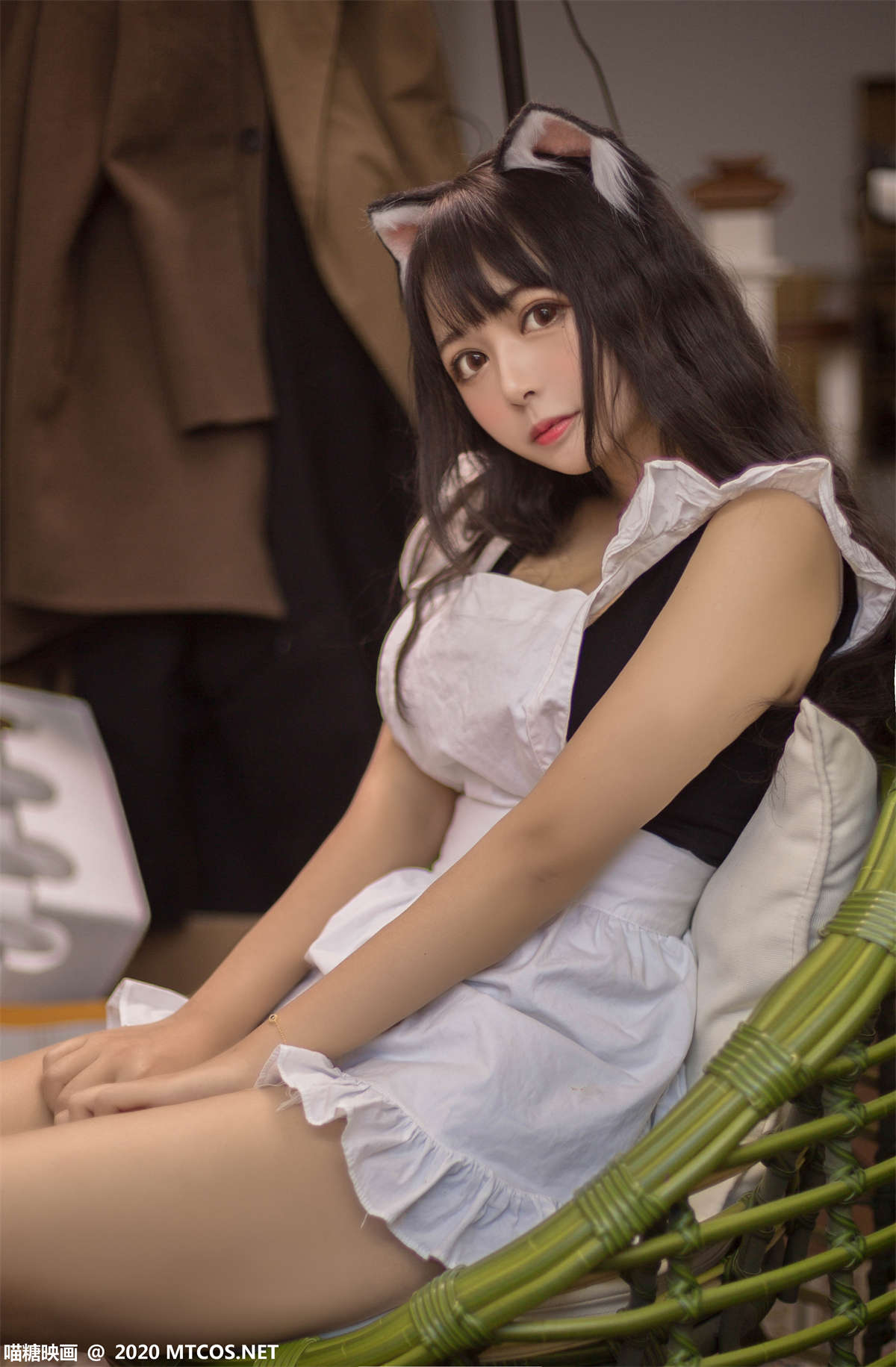 喵糖映画 VOL.296 厨房猫娘-日更街拍