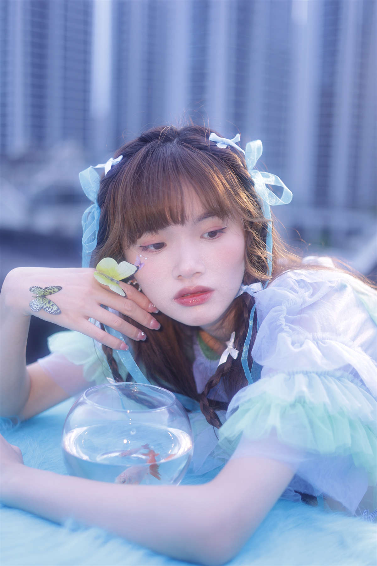 YITUYU艺图语 2023.10.14 蓝色的梦 文仔-日更街拍