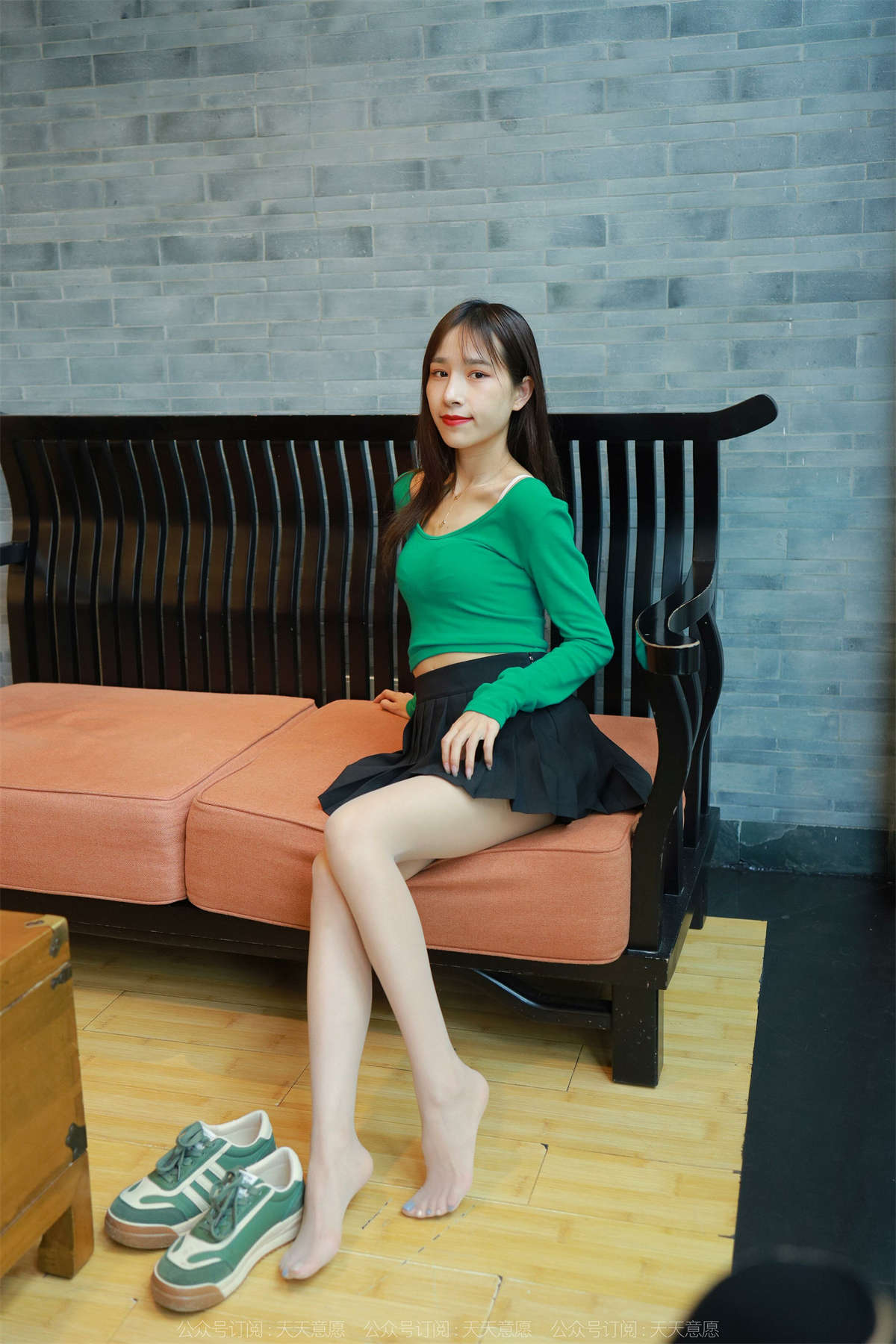 图片[2]-IESS异思趣向 2022.05.17 丝享家1091：美子 原谅绿-日更街拍