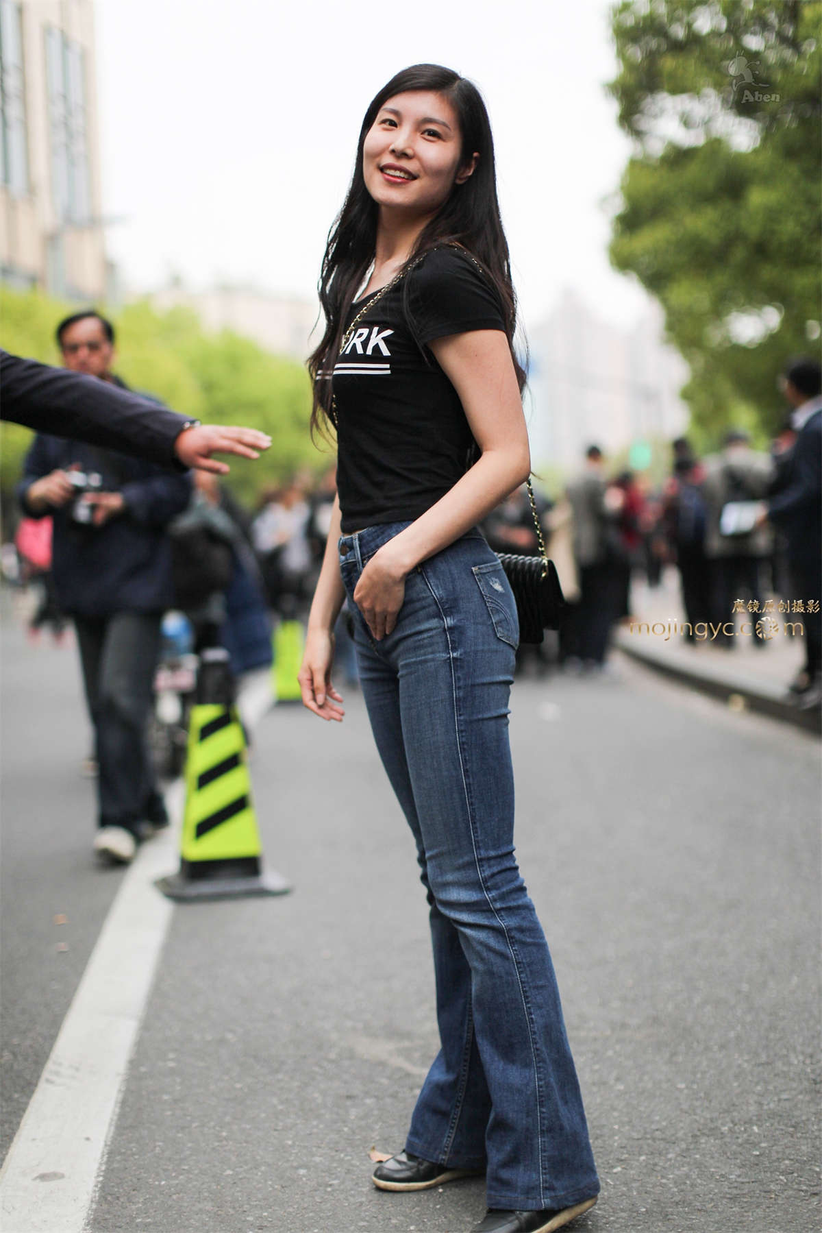图片[2]-阿奔.2016.4.10.牛仔丰臀少女.18p-日更街拍