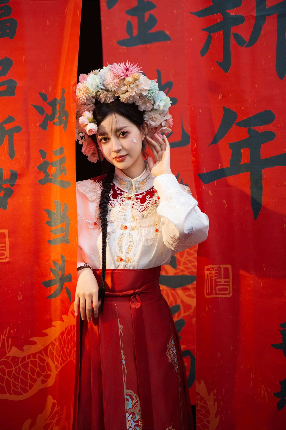 YITUYU艺图语 2024.02.25 簪花马面裙 壹萱--日更街拍