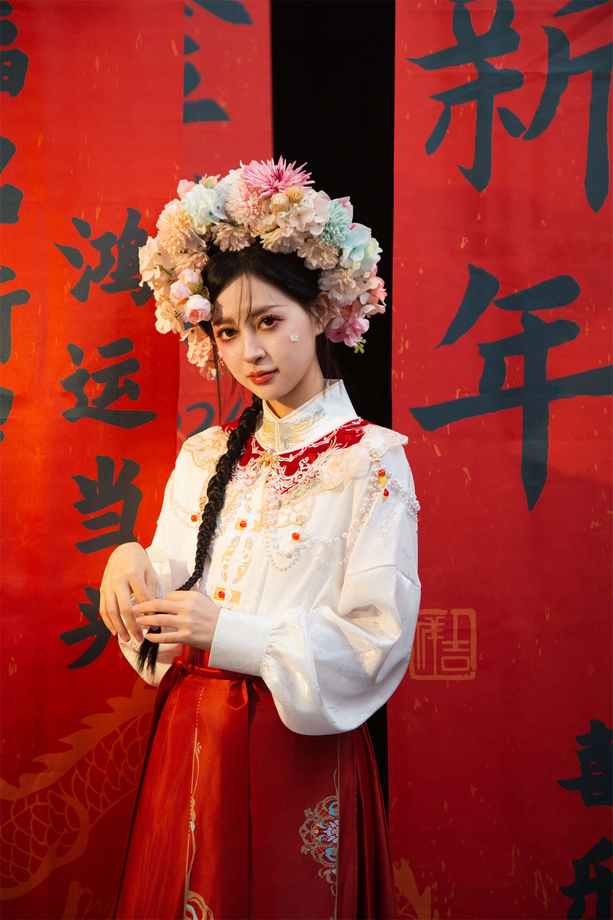 YITUYU艺图语 2024.02.25 簪花马面裙 壹萱-插图1