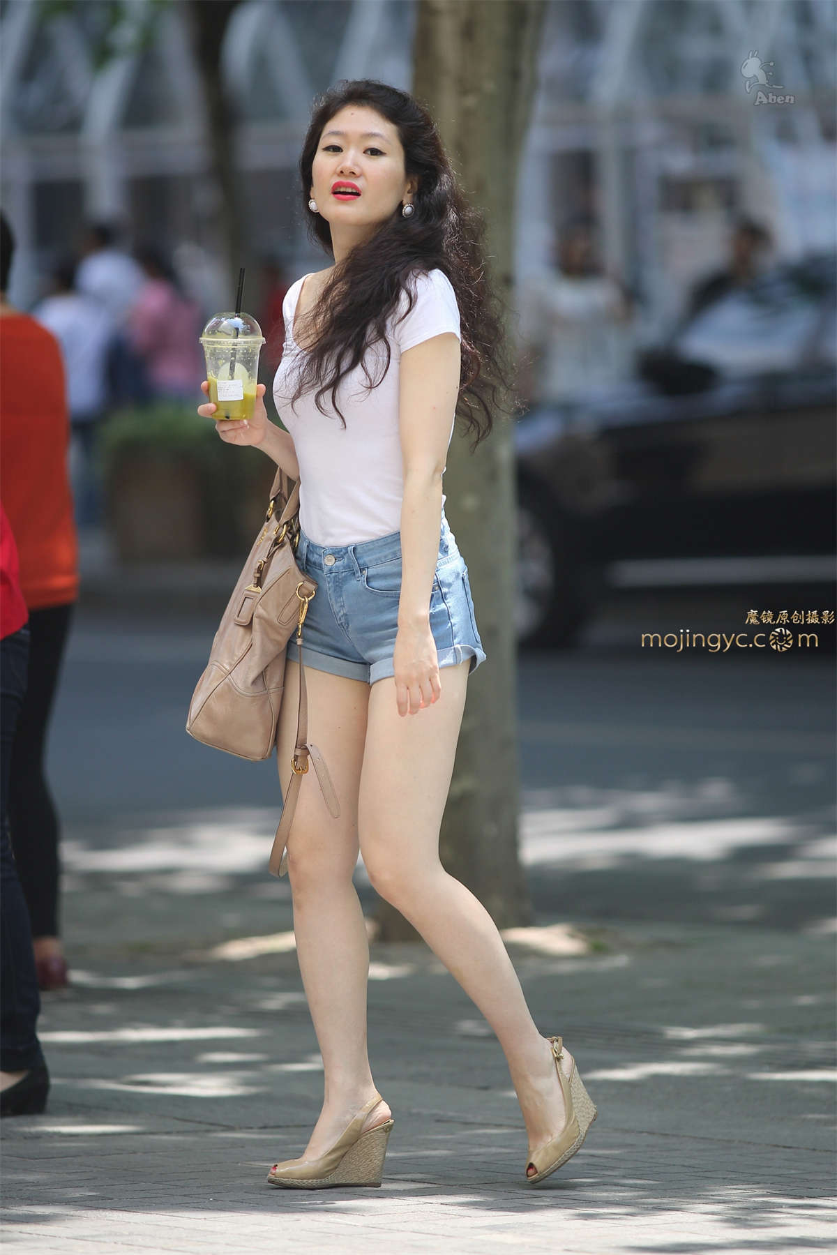 阿奔.2016.5.01.波浪发热裤tu翘身材.20p-日更街拍