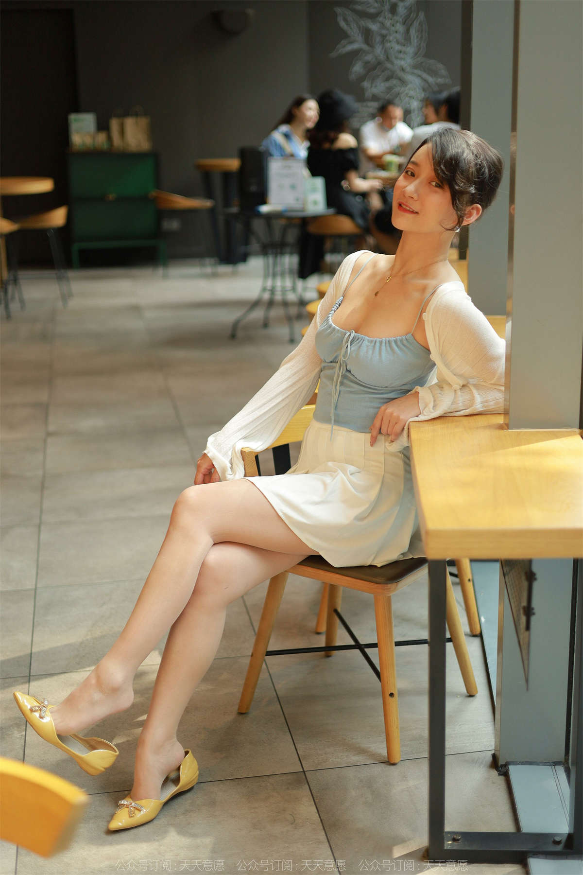 IESS异思趣向 2022.06.16 丝享家1119：秋秋 事业线吊带-日更街拍