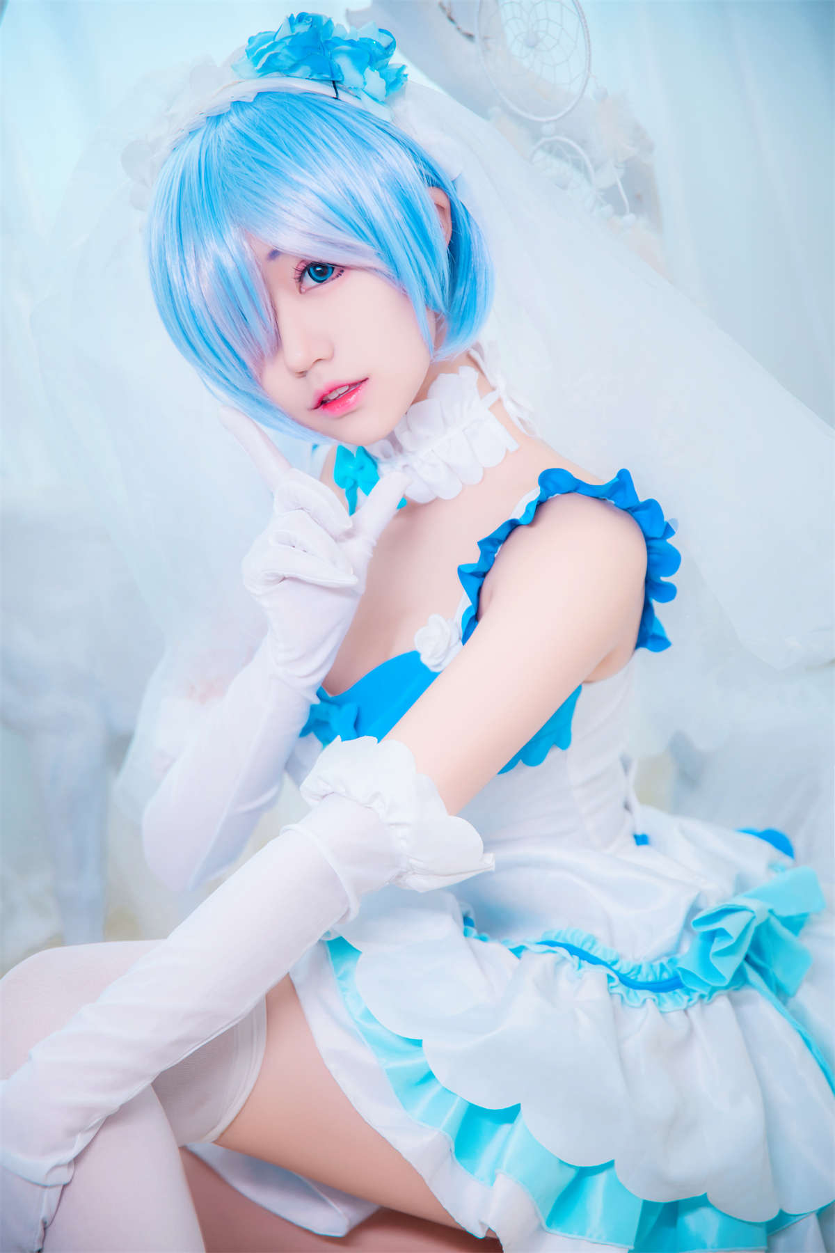 图片[2]-知名动漫博主-猫君君MaoJun No.27 蕾姆花嫁-日更街拍