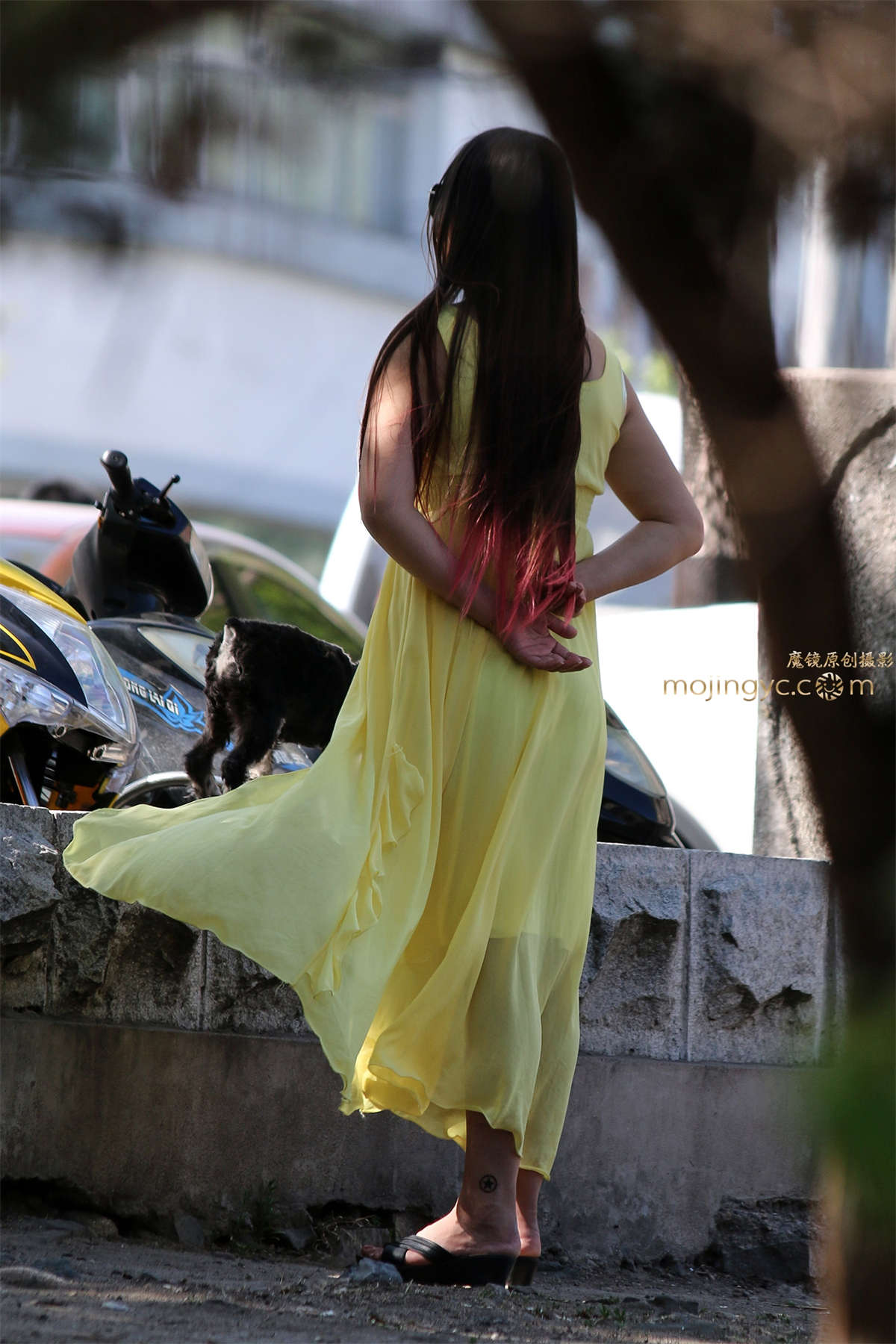 图片[2]-第62篇★草绿裙，薄而透★-29P-日更街拍