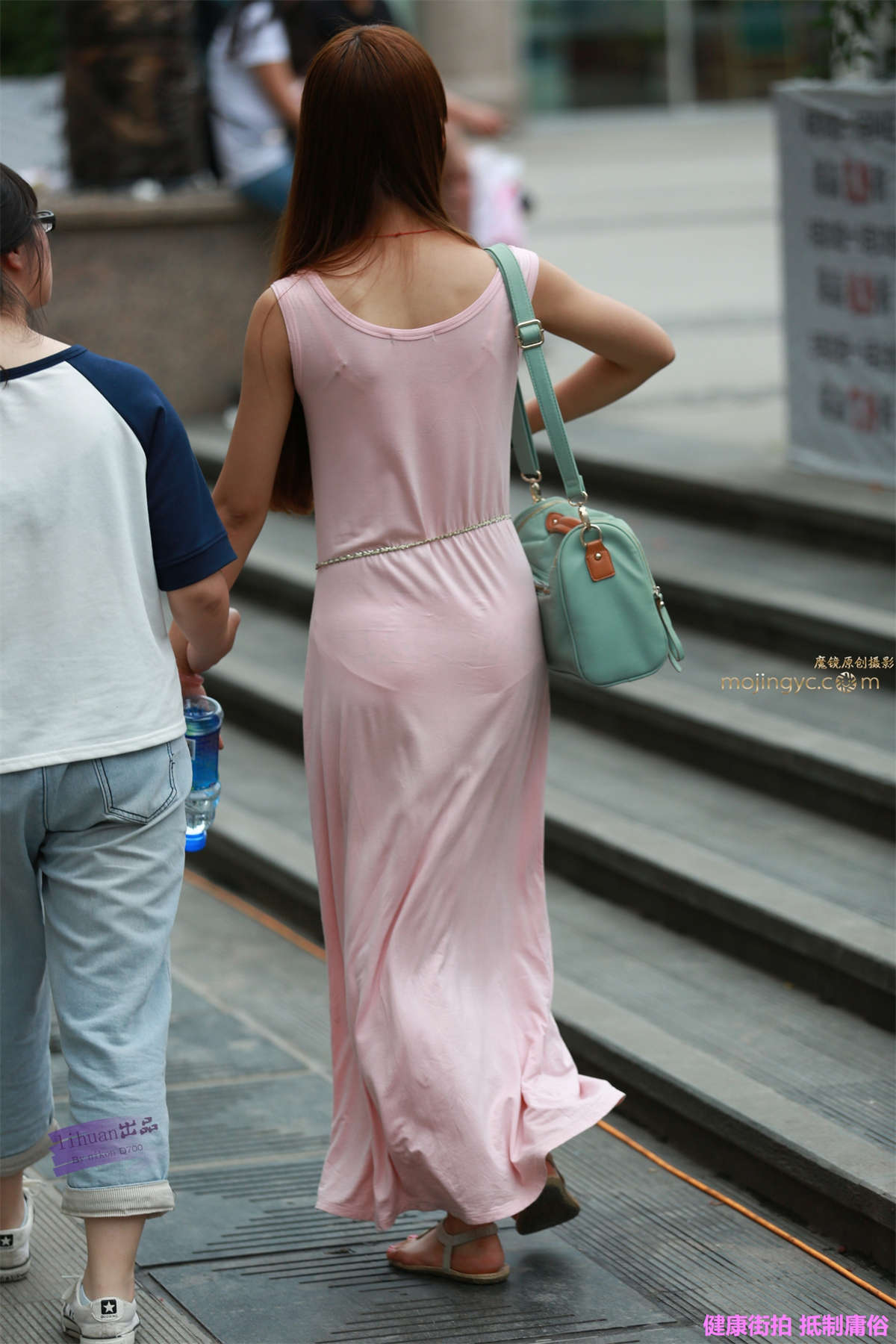 李欢原创-粉色一步裙（8P）-日更街拍