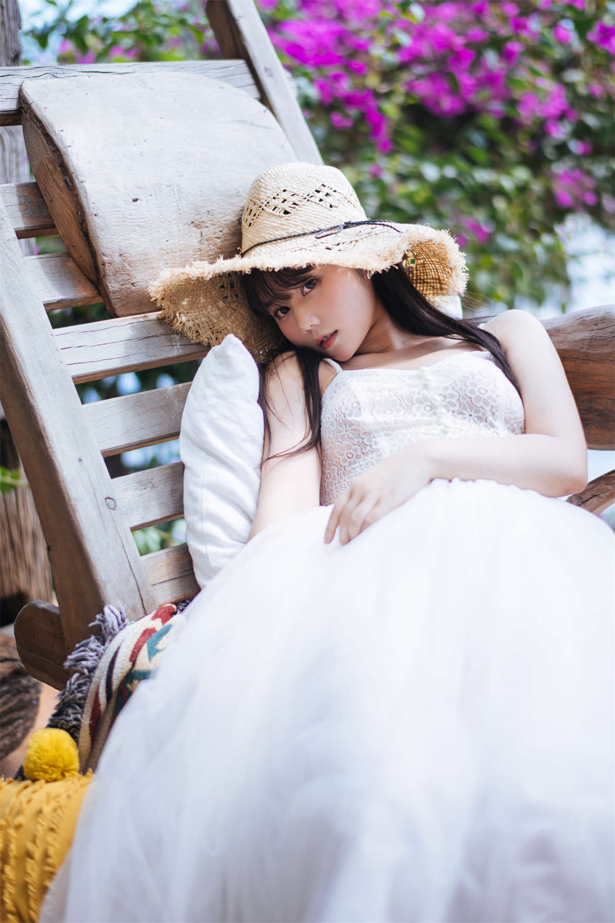 图片[2]-喵糖映画 VOL.305 静夏白裙-日更街拍