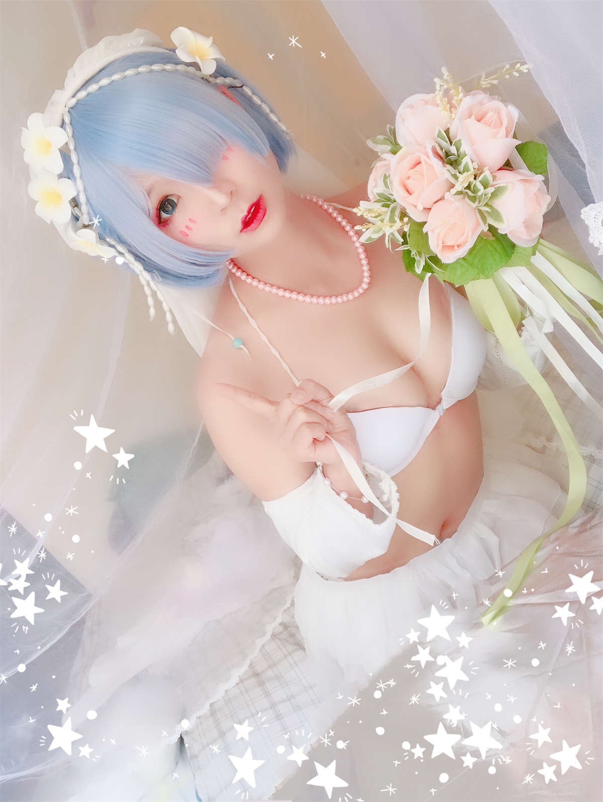 图片[2]-北之北 NO.001 蕾姆花嫁-日更街拍