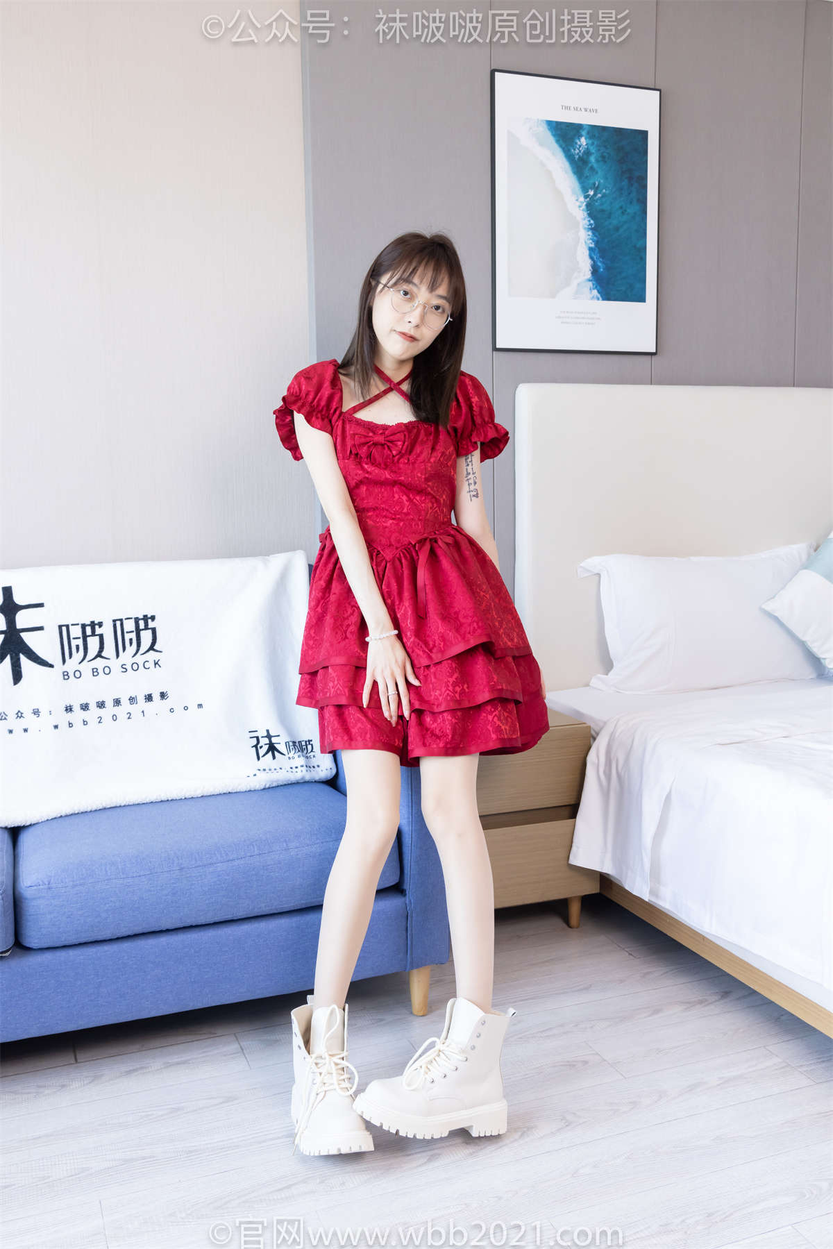 图片[2]-袜啵啵 No.496 稚予-长靴、短靴、薄肉丝（脚尖加固款）超长花絮版-日更街拍