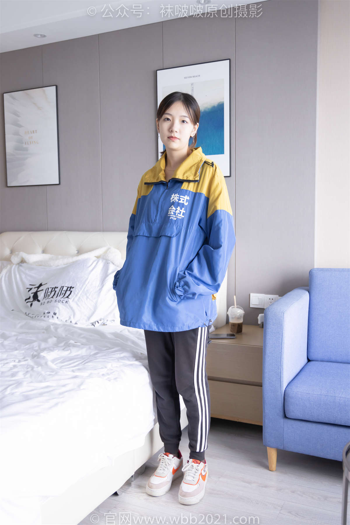 图片[2]-袜啵啵 No.262 小甜豆-板鞋、黑丝（脚尖加固款）、裤里丝 花絮版-日更街拍