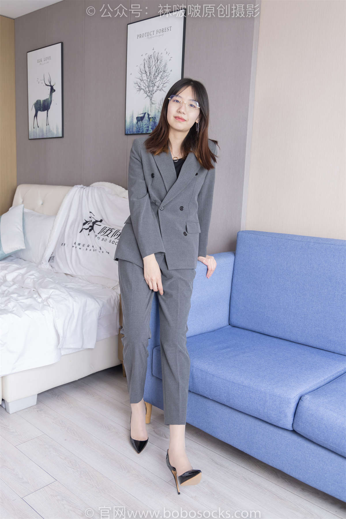 袜啵啵 No.172 小甜豆-高跟鞋、肉丝（脚尖加固款）、ol风 花絮版-日更街拍