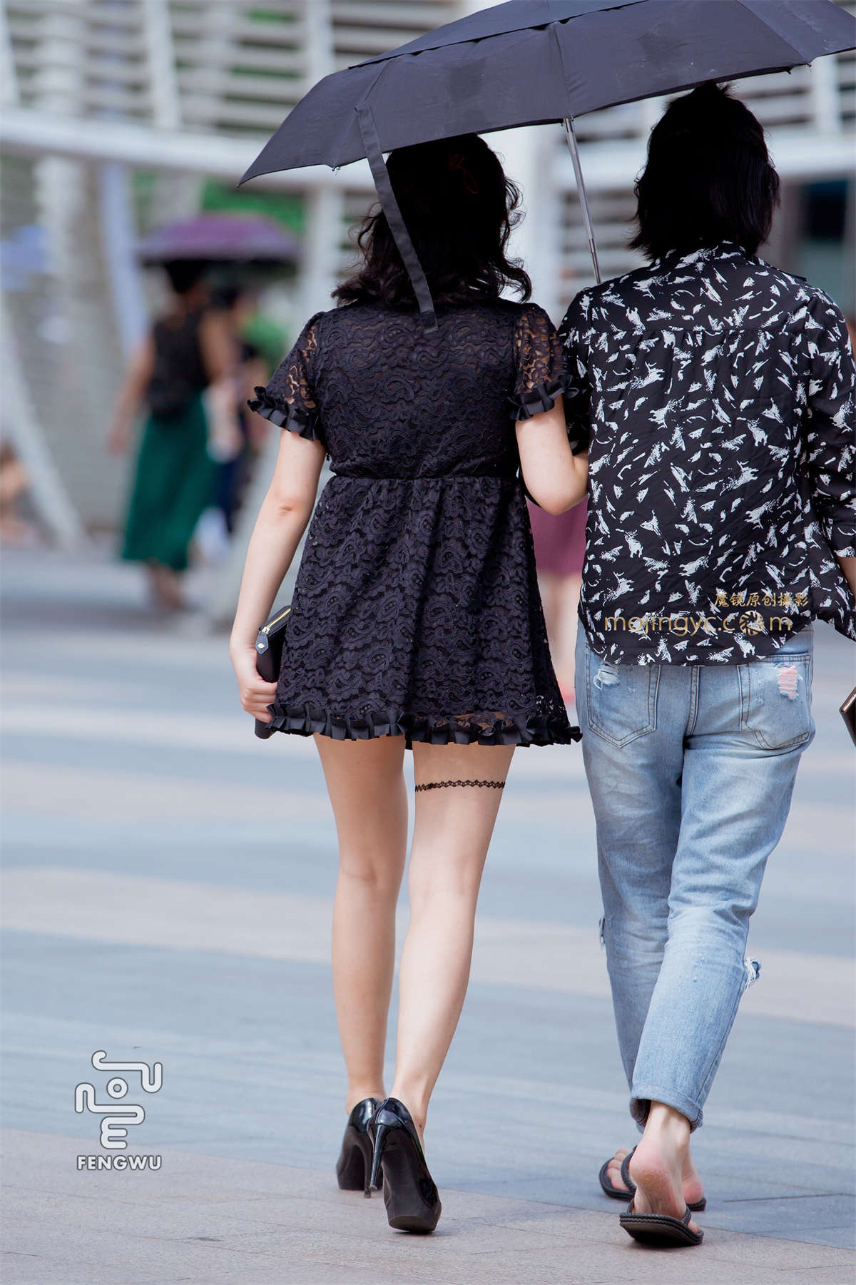 （赛05）连衣短裙，美腿，高跟14-日更街拍