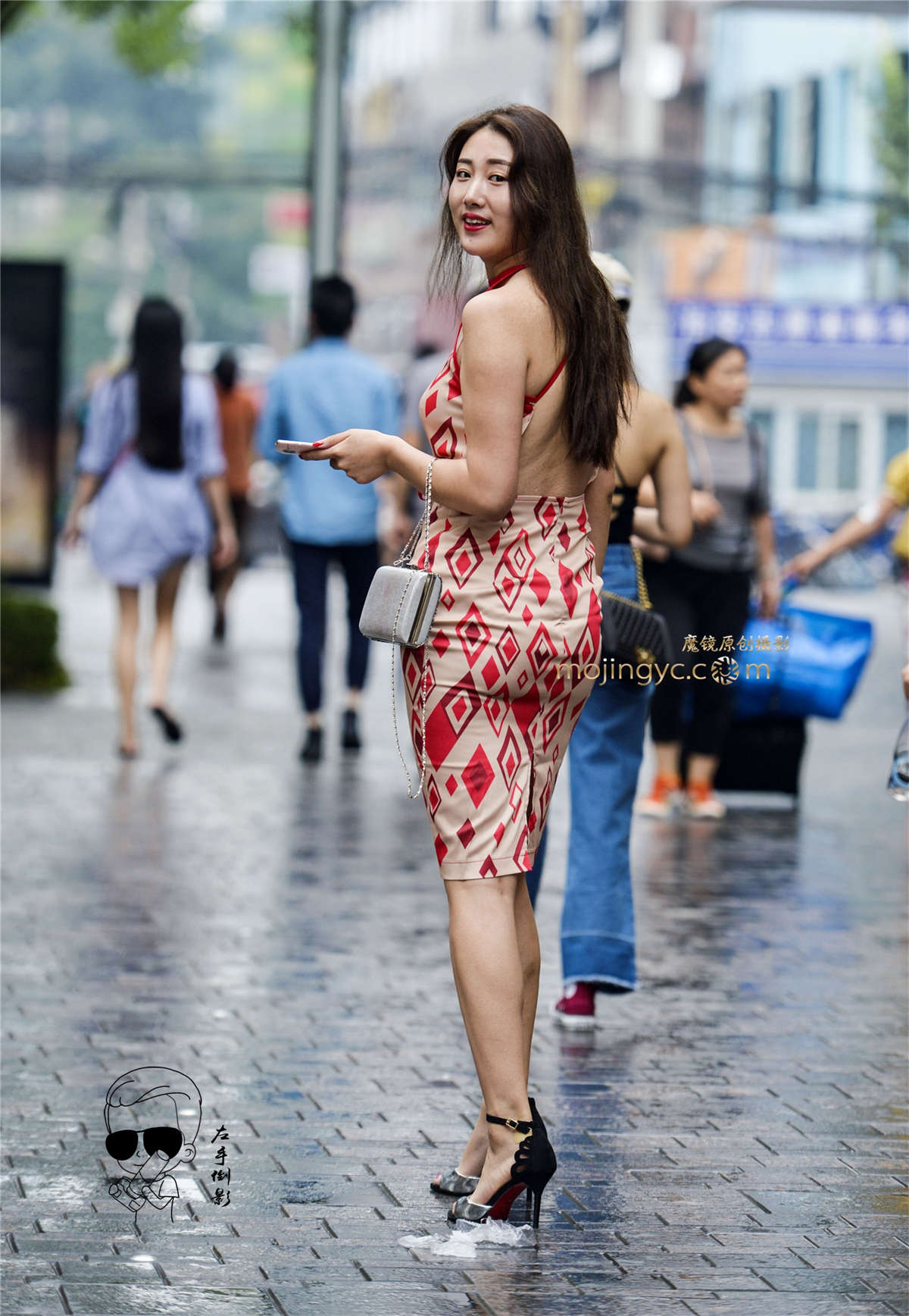 图片[2]-香肩紧裙显魅力（2016-12-20-12P）-日更街拍