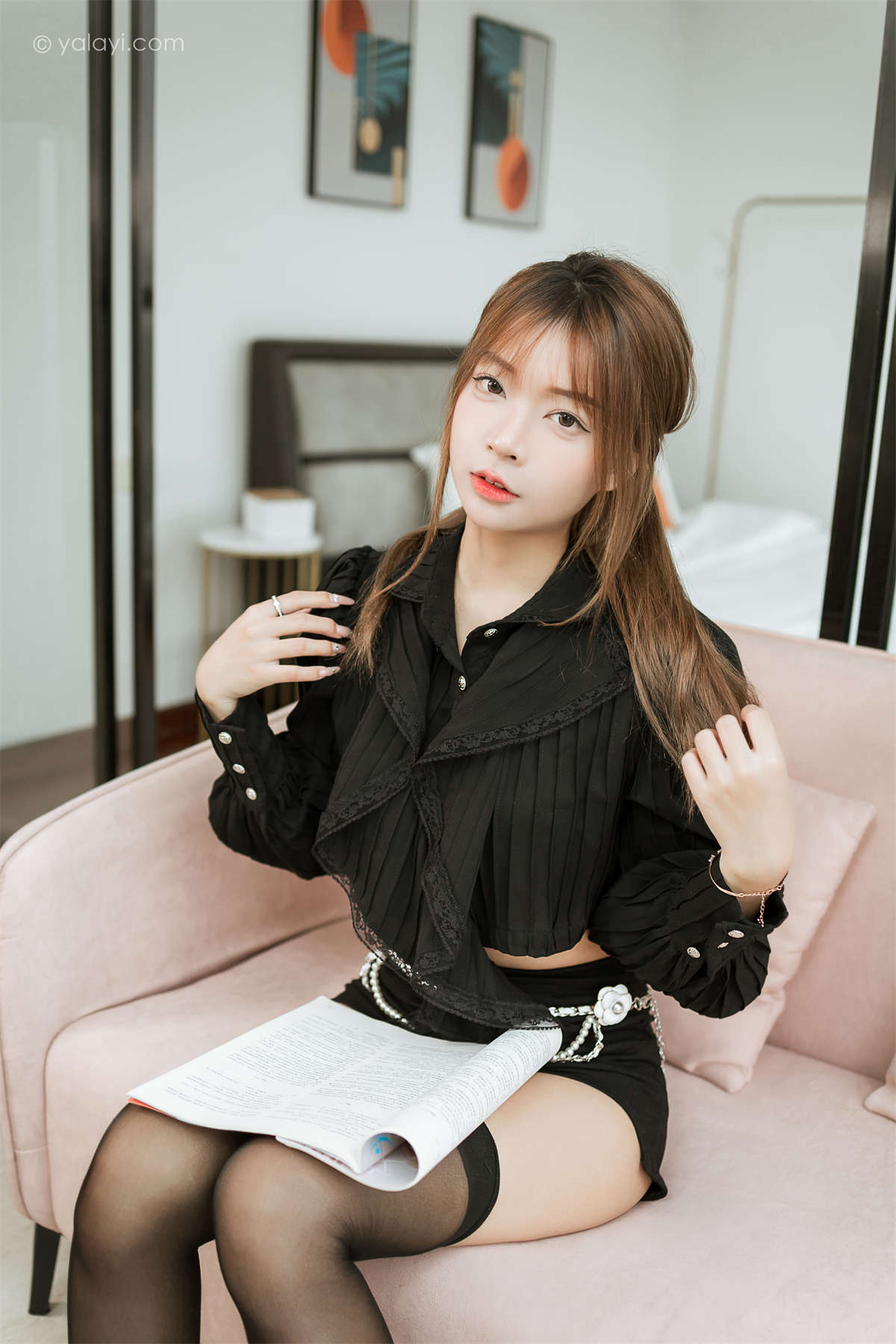 YALAYI雅拉伊2023.03.10 NO.1015 纯与欲 阿禾-日更街拍