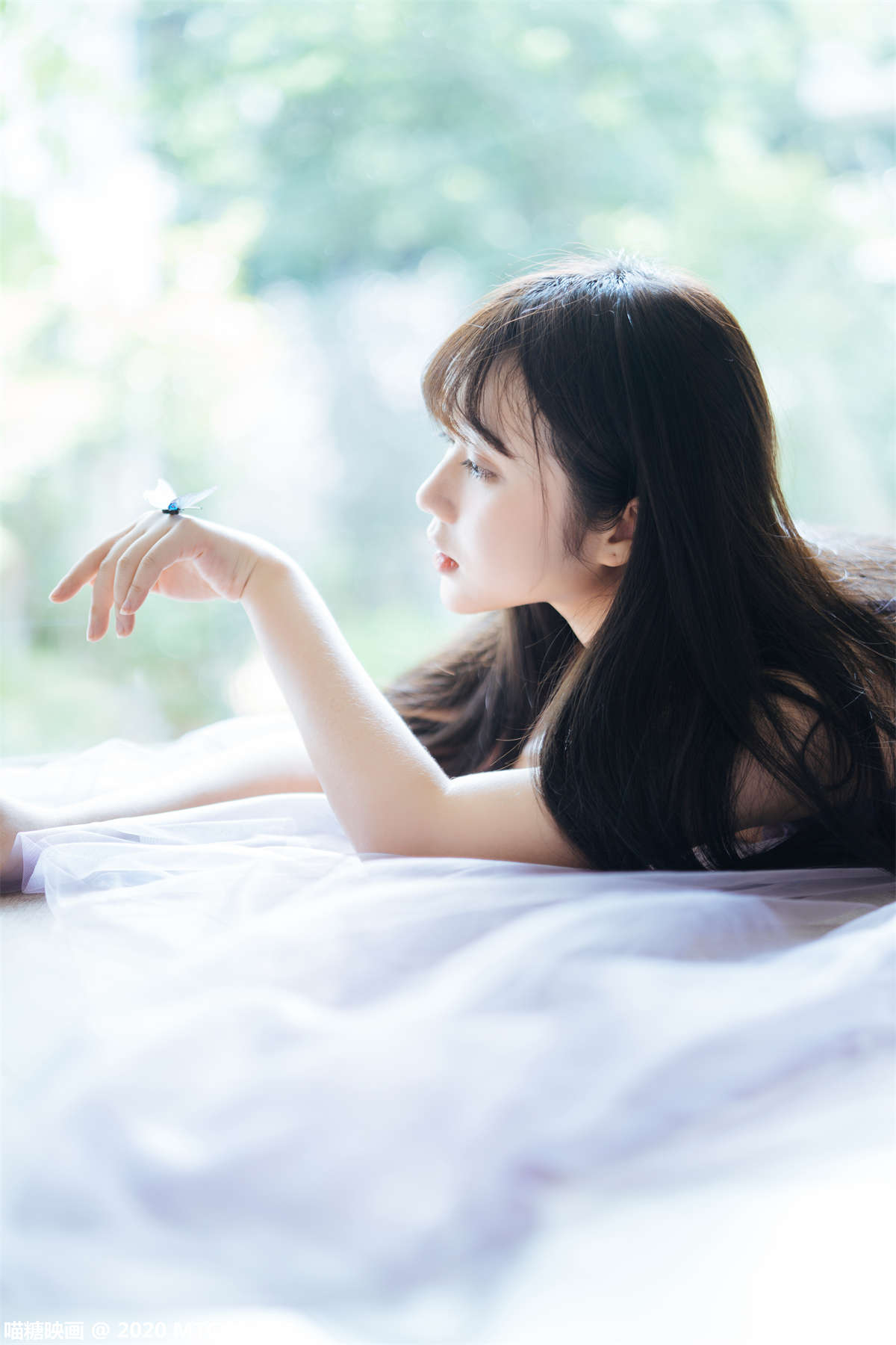 喵糖映画 VOL.309 蓝蝶静夏-日更街拍