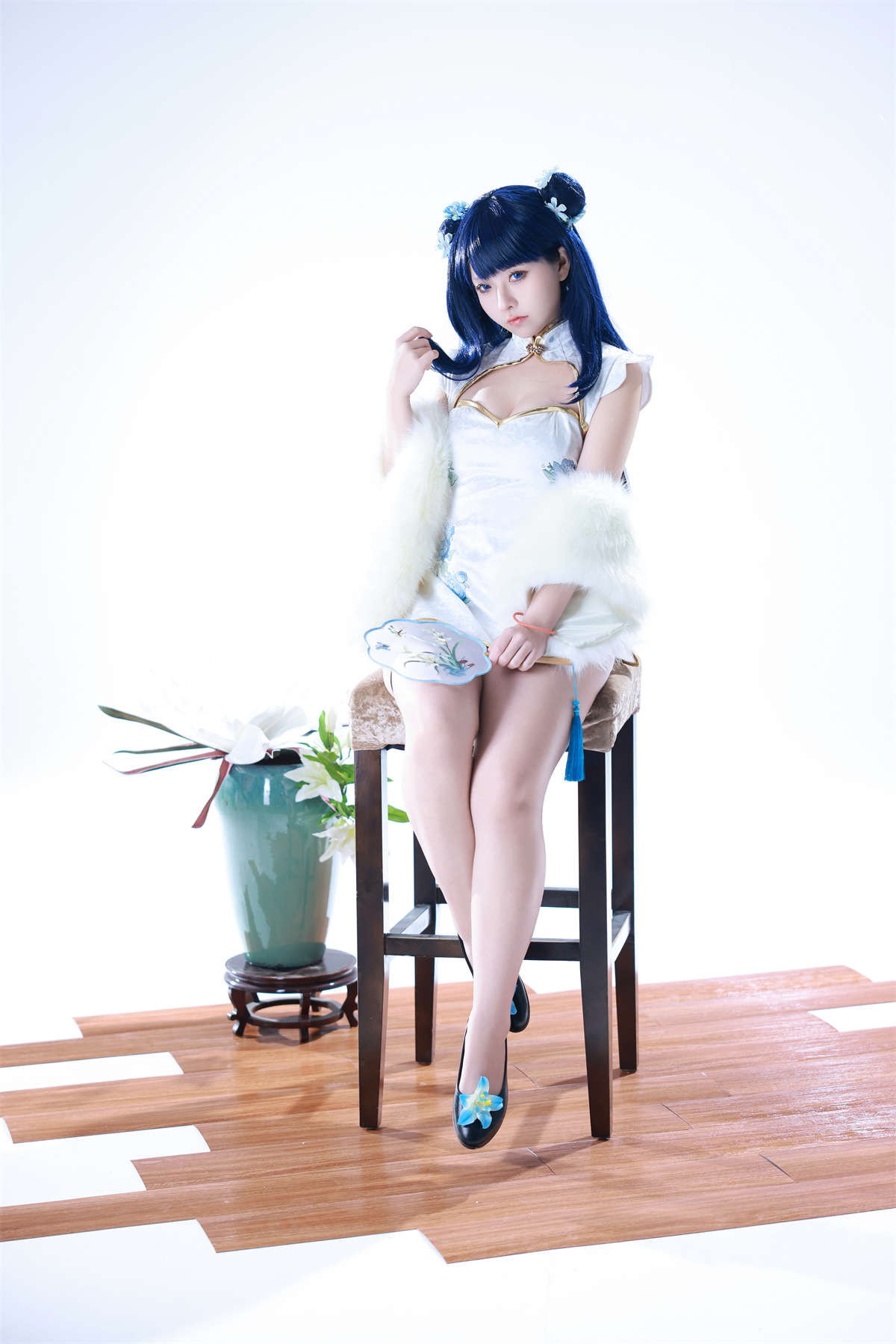 图片[2]-G44不会受伤 NO.131 宝多六花旗袍-日更街拍