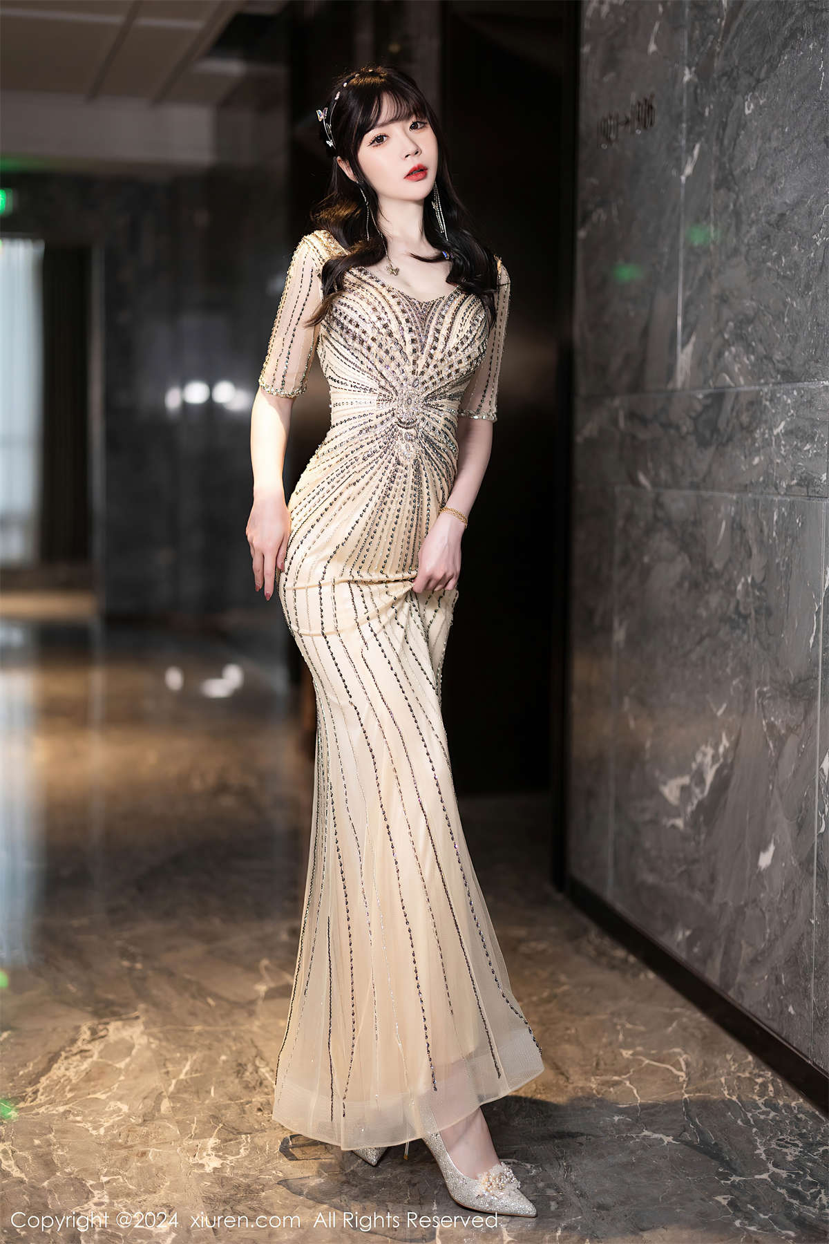 图片[2]-Xiuren秀人网 2024.01.24 NO.8014 梦心玥-日更街拍