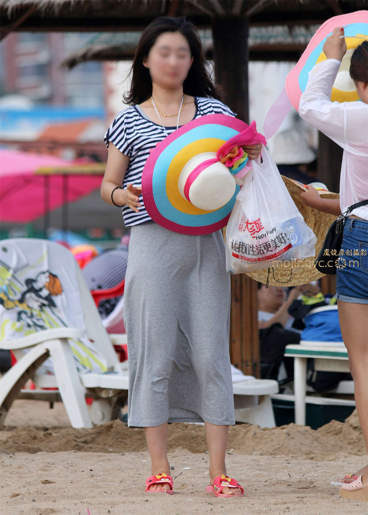 图片[2]-第127篇★海风吹拂棉质裙★-19P-日更街拍