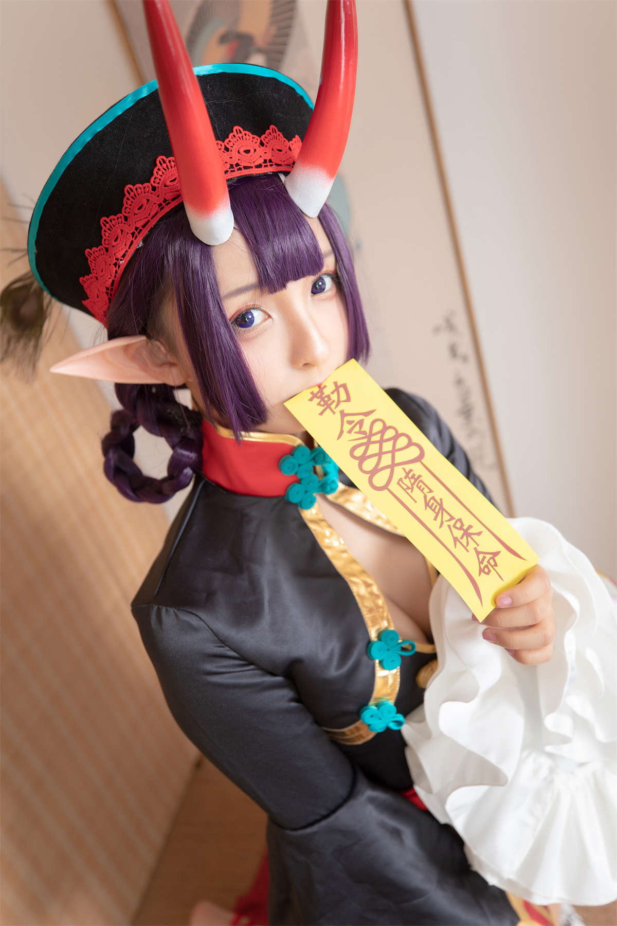 神楽坂真冬 – 果実の酒気 酒吞cos-日更街拍