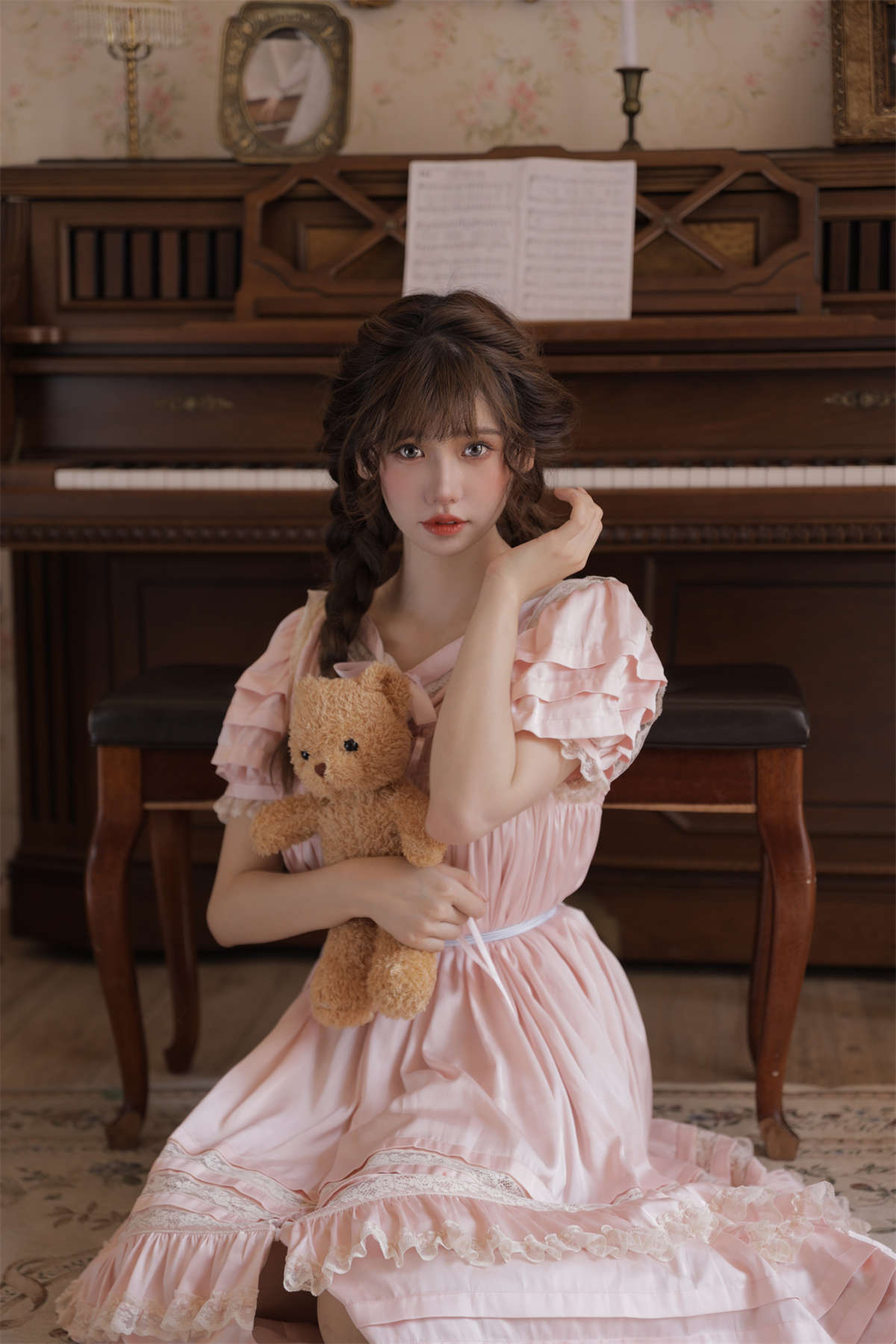 YITUYU艺图语 2022.11.01 粉色连衣裙 林木婷子插图1