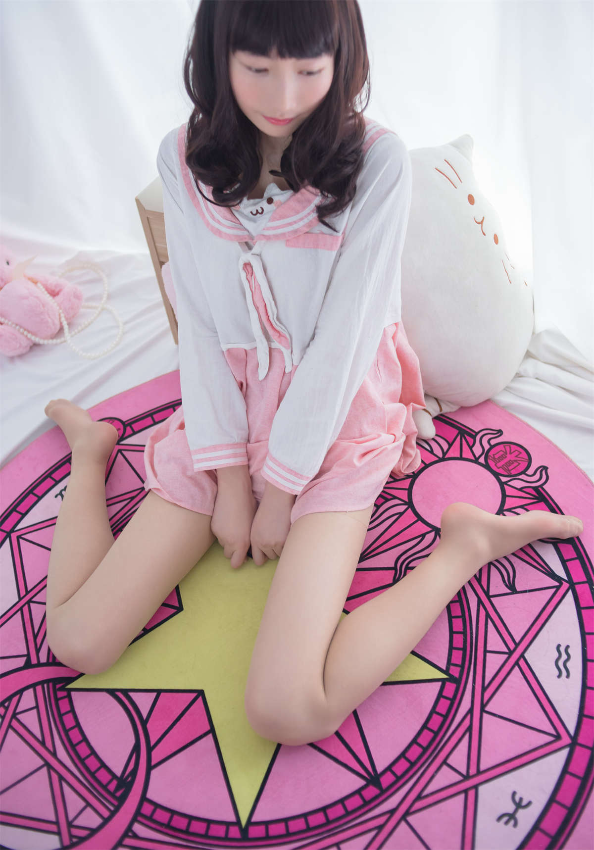 图片[2]-轻兰映画 VOL.014 粉红少女薄肉丝-日更街拍