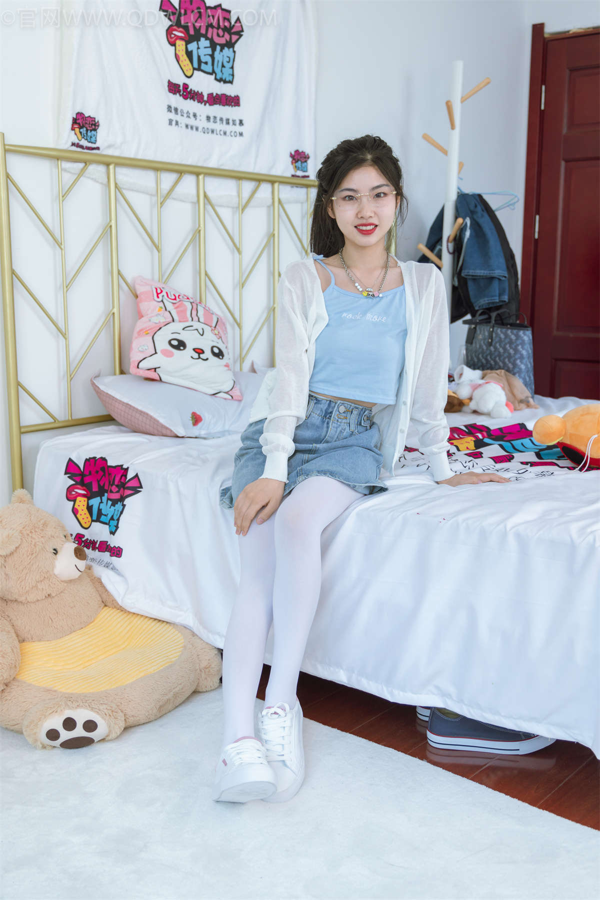 图片[2]-物恋传媒 NO.1161 米米-白色恋歌-日更街拍